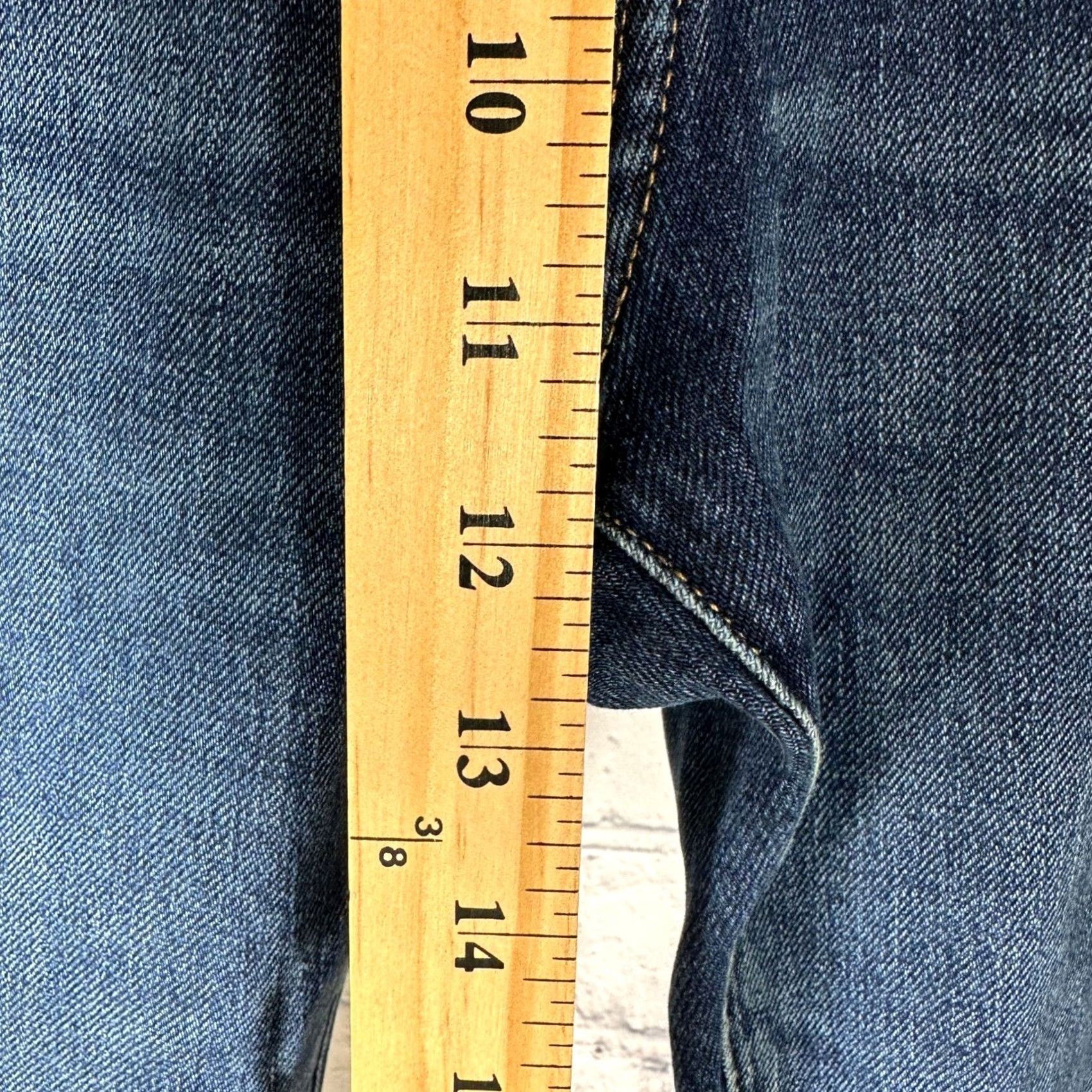 Lucky Brand Lucky Brand 223 Crop Taper Jeans Mens 35x26 Medium Wash Blue Denim Pants Size US 35 - 4 Thumbnail