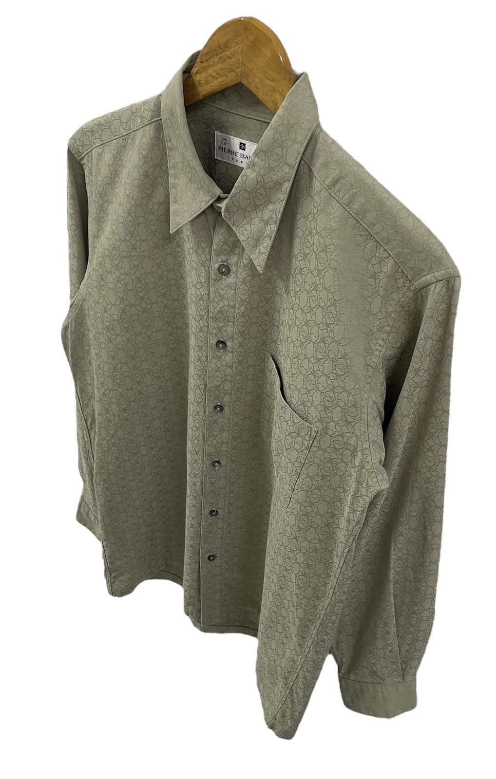 Pierre Balmain Vintage Pierre Balmain Shirts Sage Size US S / EU 44-46 / 1 - 2 Thumbnail