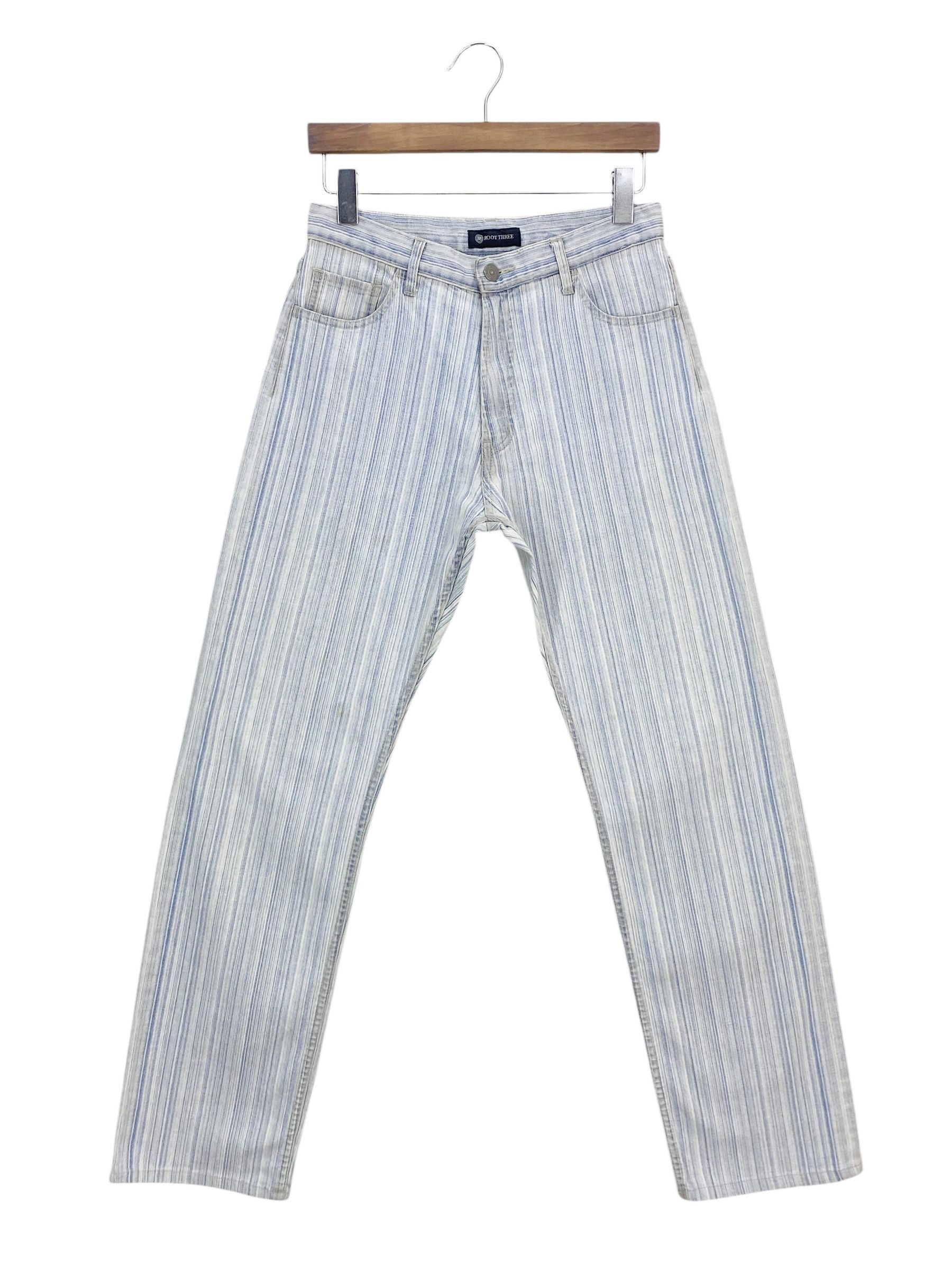Japanese Brand Root Three Jeans Stripes Japanese Brand Pants Size US 28 / EU 44 - 2 Thumbnail