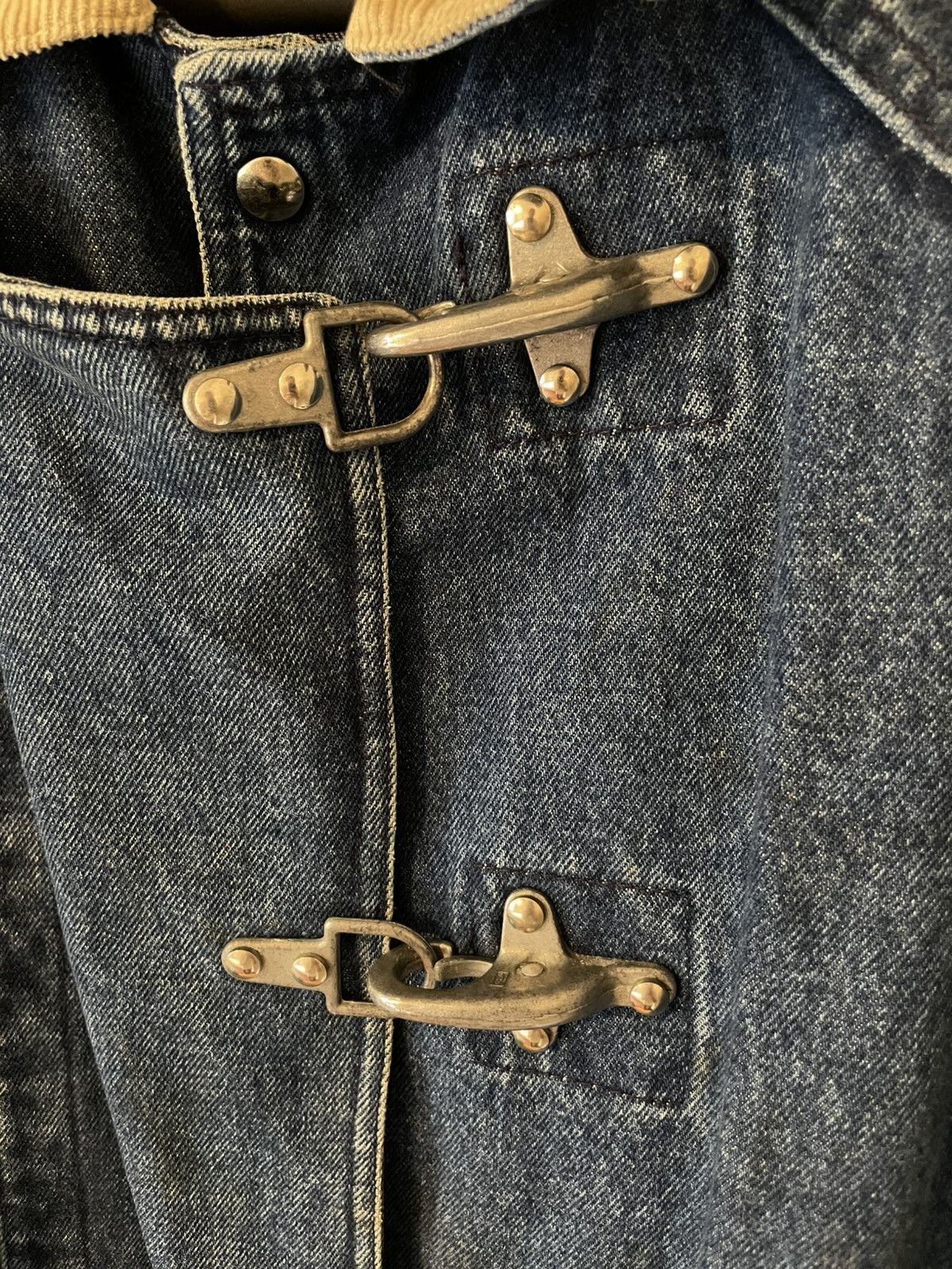 Polo Ralph Lauren Polo Ralph Lauren Denim Fireman Clasp Coat – Made in Italy Size US XL / EU 56 / 4 - 5 Thumbnail