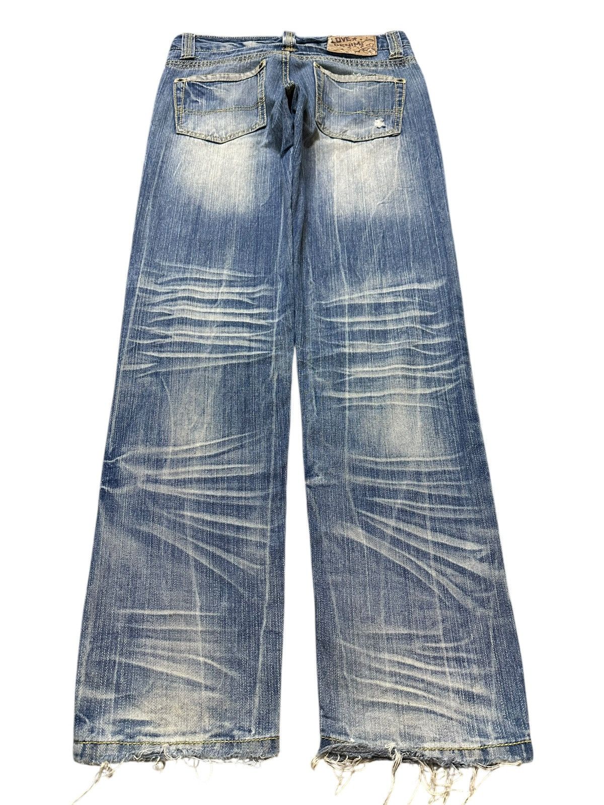Japanese Brand Vintage Japanese Brand Faded Wash Distressed Style Jeans Size US 30 / EU 46 - 2 Thumbnail