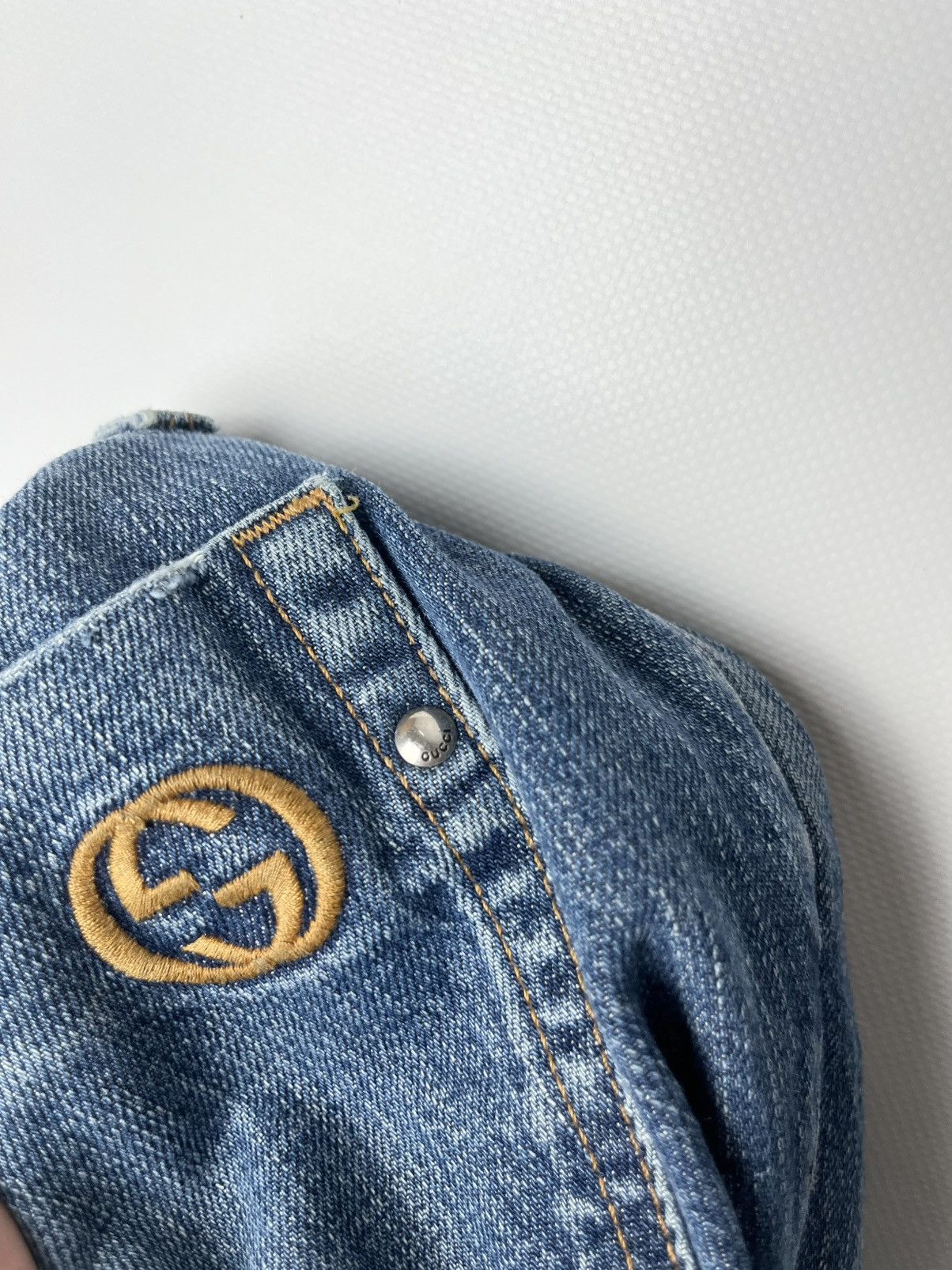 Gucci Gucci 2009 Skinny Fit Denim Jeans GG Logo Size 48 Size US 32 / EU 48 - 14 Thumbnail