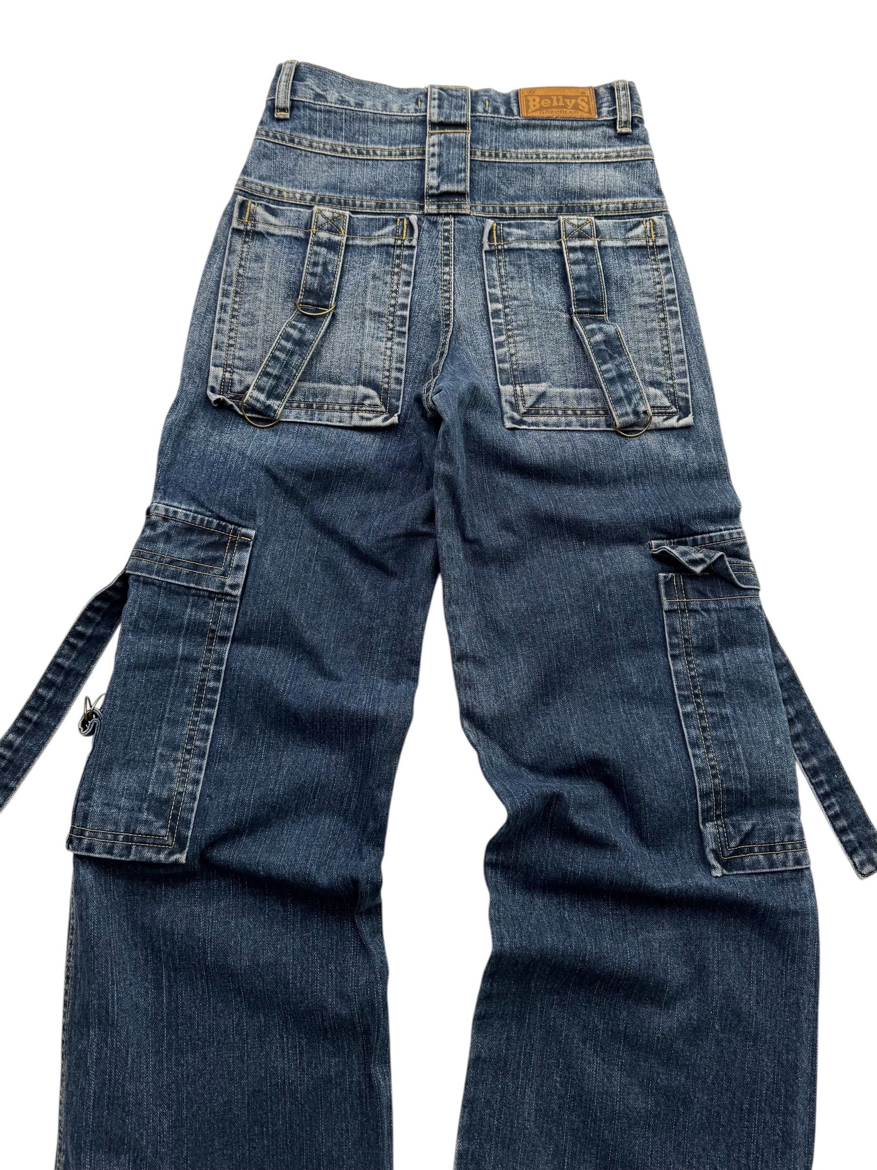 Vintage Vintage Cargo Wide Pants With Bondage W32(V9) Size 26" / US 2 / IT 38 - 7 Thumbnail