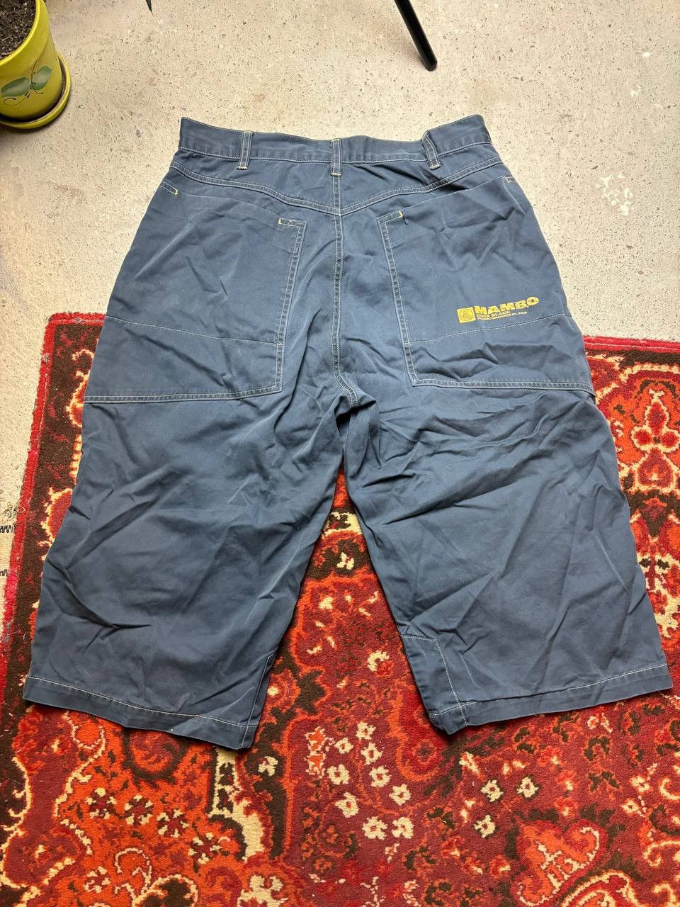 Mambo × Vintage Vintage Y2K Mambo Avantgarde Cargo Rap Long Shorts Size US 32 / EU 48 - 6 Thumbnail