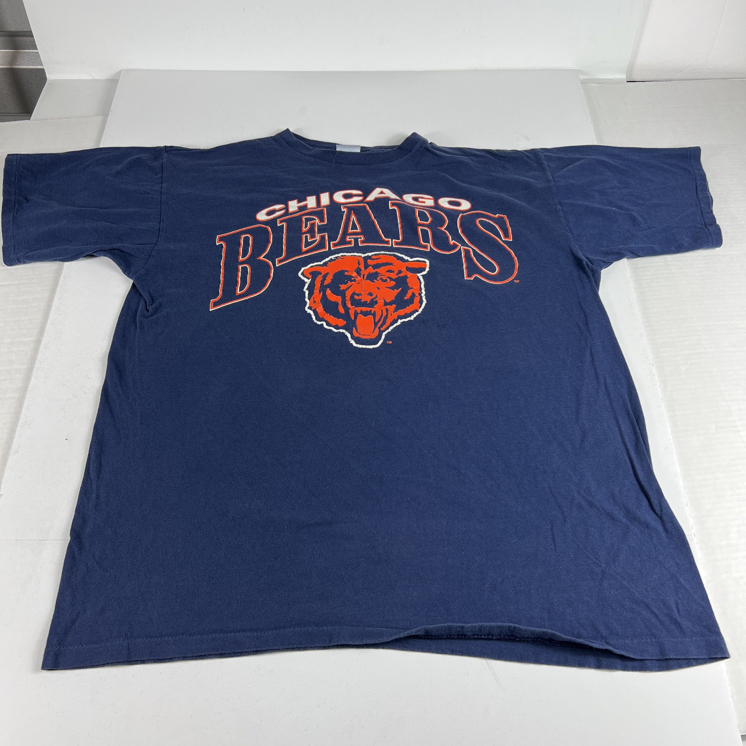 VTG 80s Artex Chicago Bears Football Shirt Single Stitch Tee