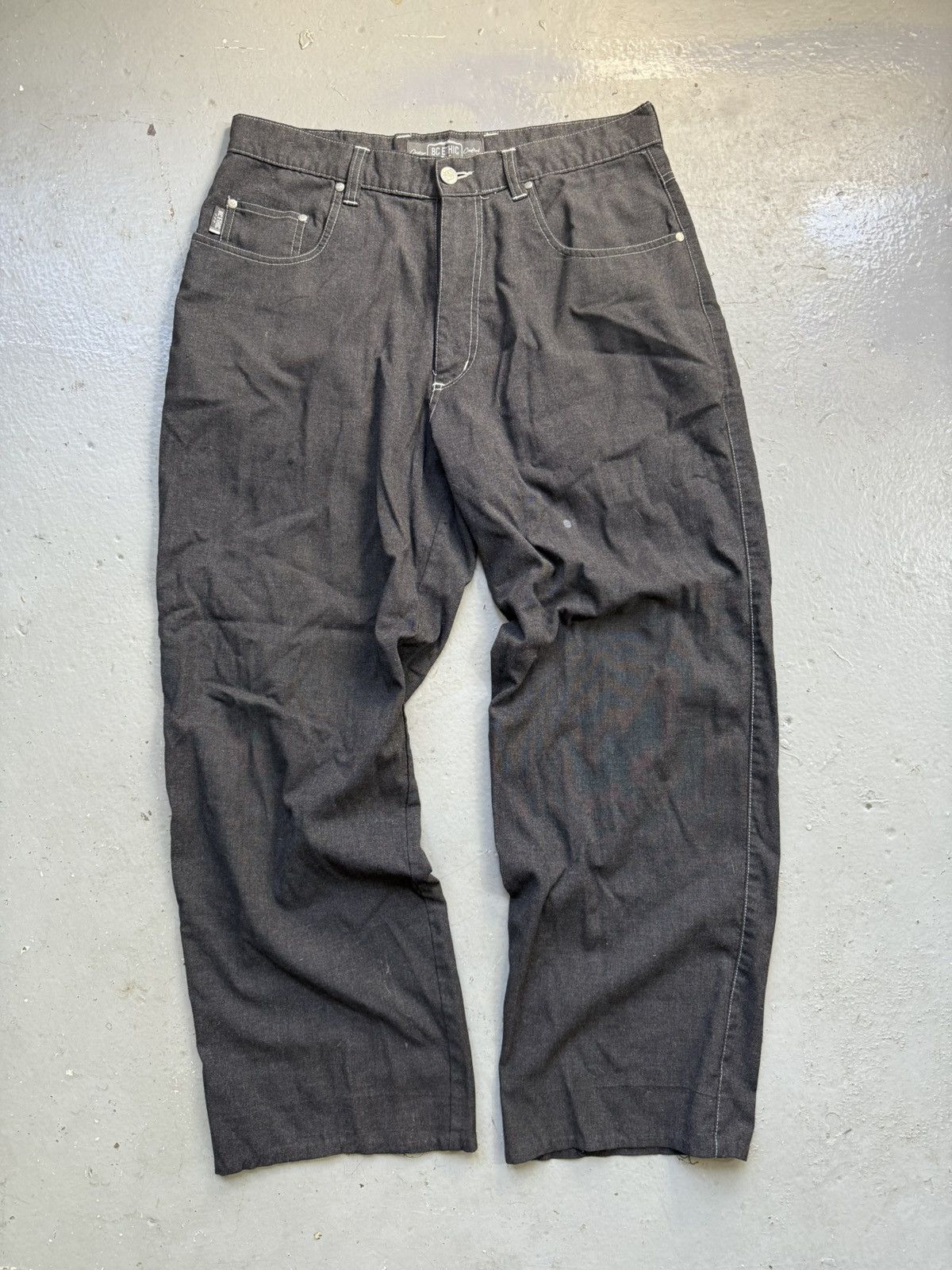 Vintage Be Ethic Baggy Trousers Size US 33 - 1 Thumbnail