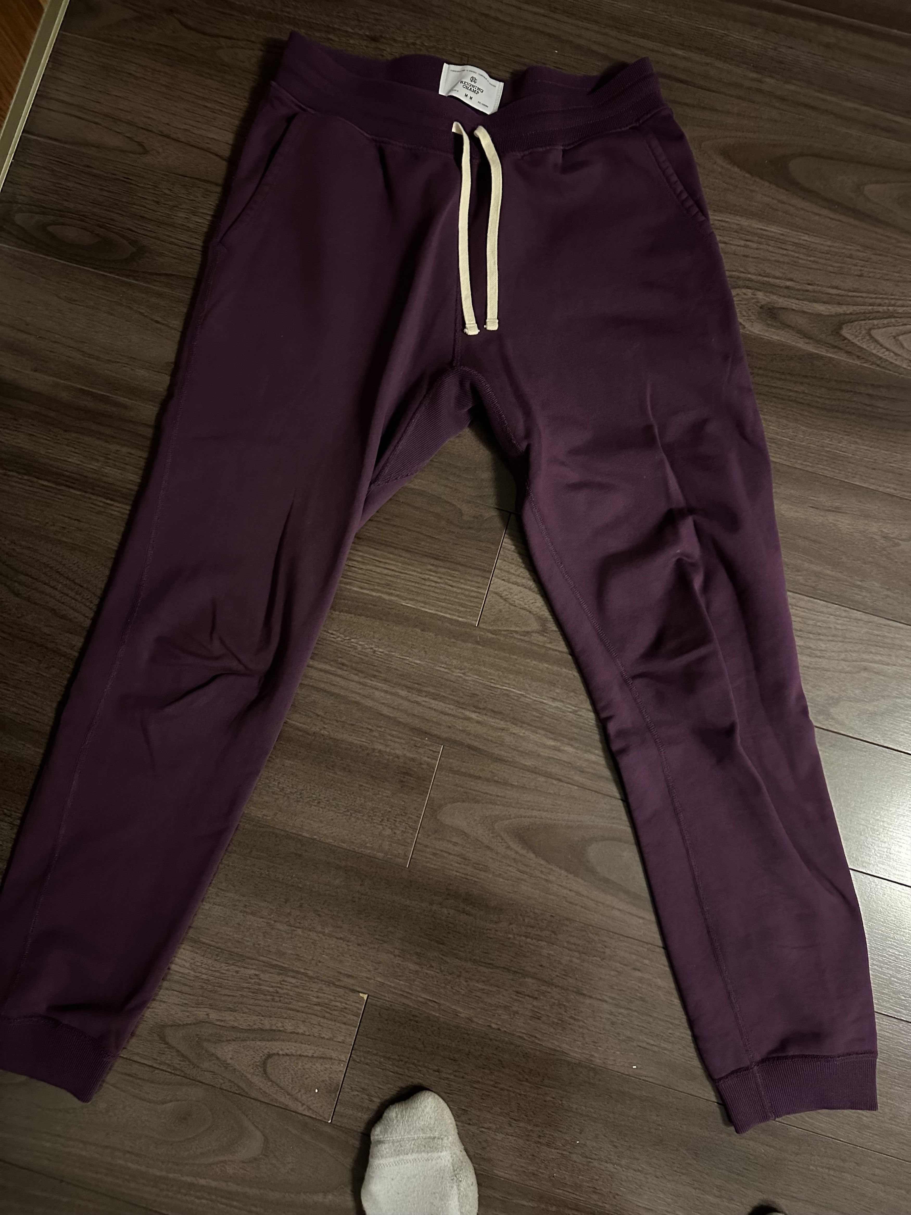 Reigning Champ Aubergine sweat pants Size US 30 / EU 46 - 1 Preview