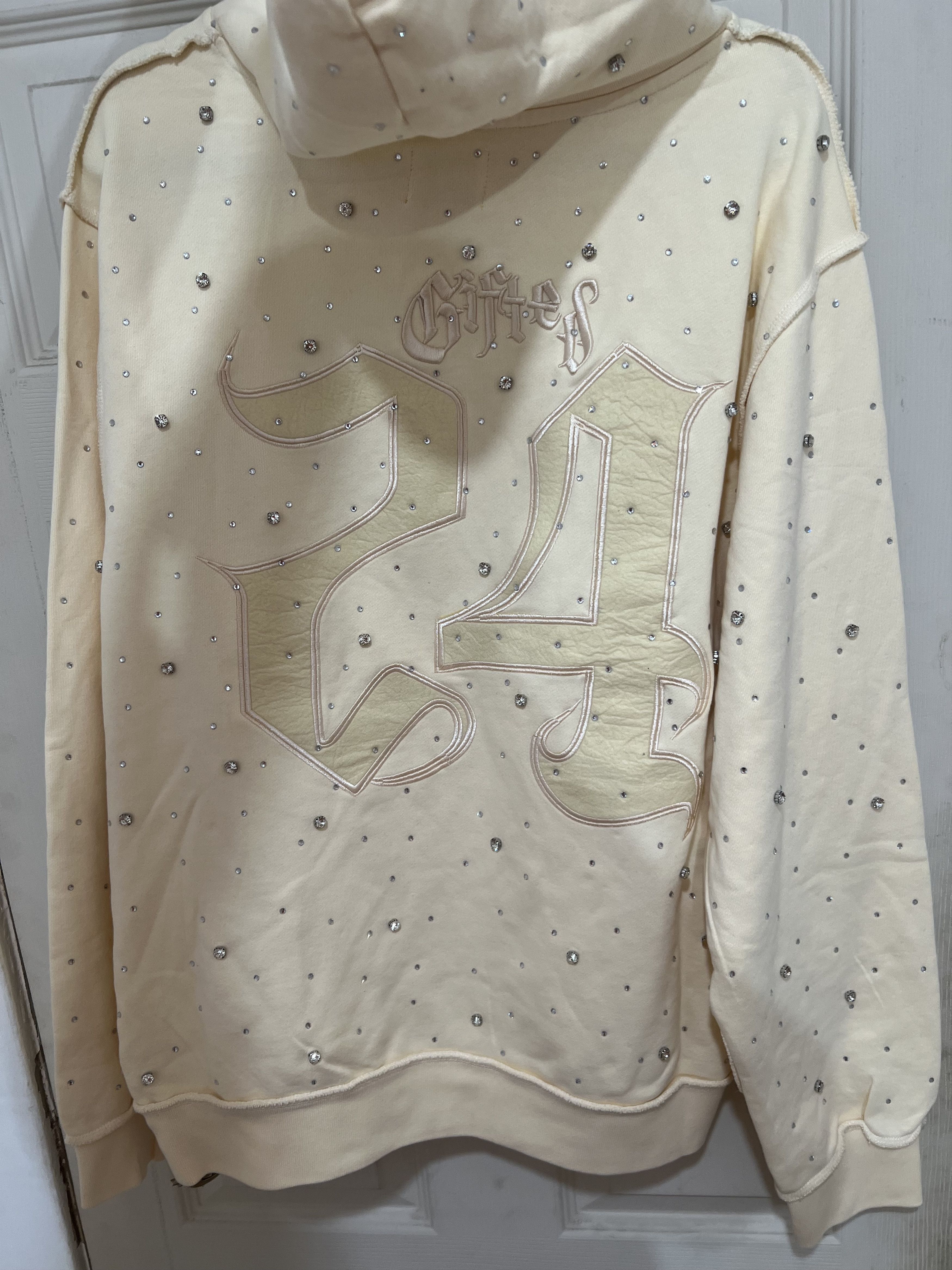 Other GFTD LA Cream Rhinestone Hoodie Size US XL / EU 56 / 4 - 2 Thumbnail