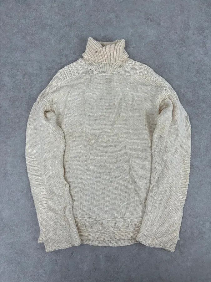 Gucci Gucci Wool Creamy White Signature Turtleneck Size US M / EU 48-50 / 2 - 5 Thumbnail