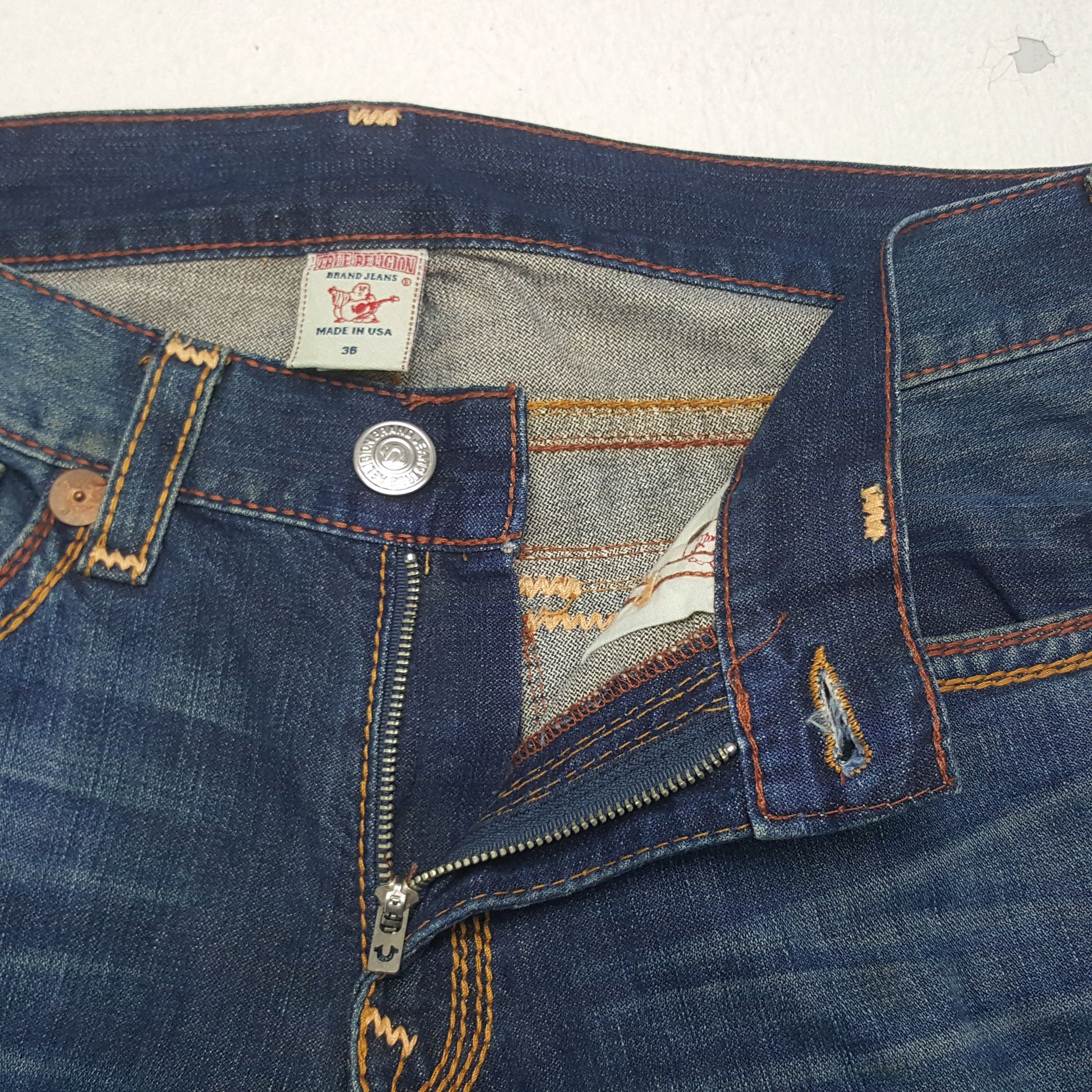 True Religion × Vintage Vintage True Religion USA Denim Jeans Size US 37 - 12 Thumbnail