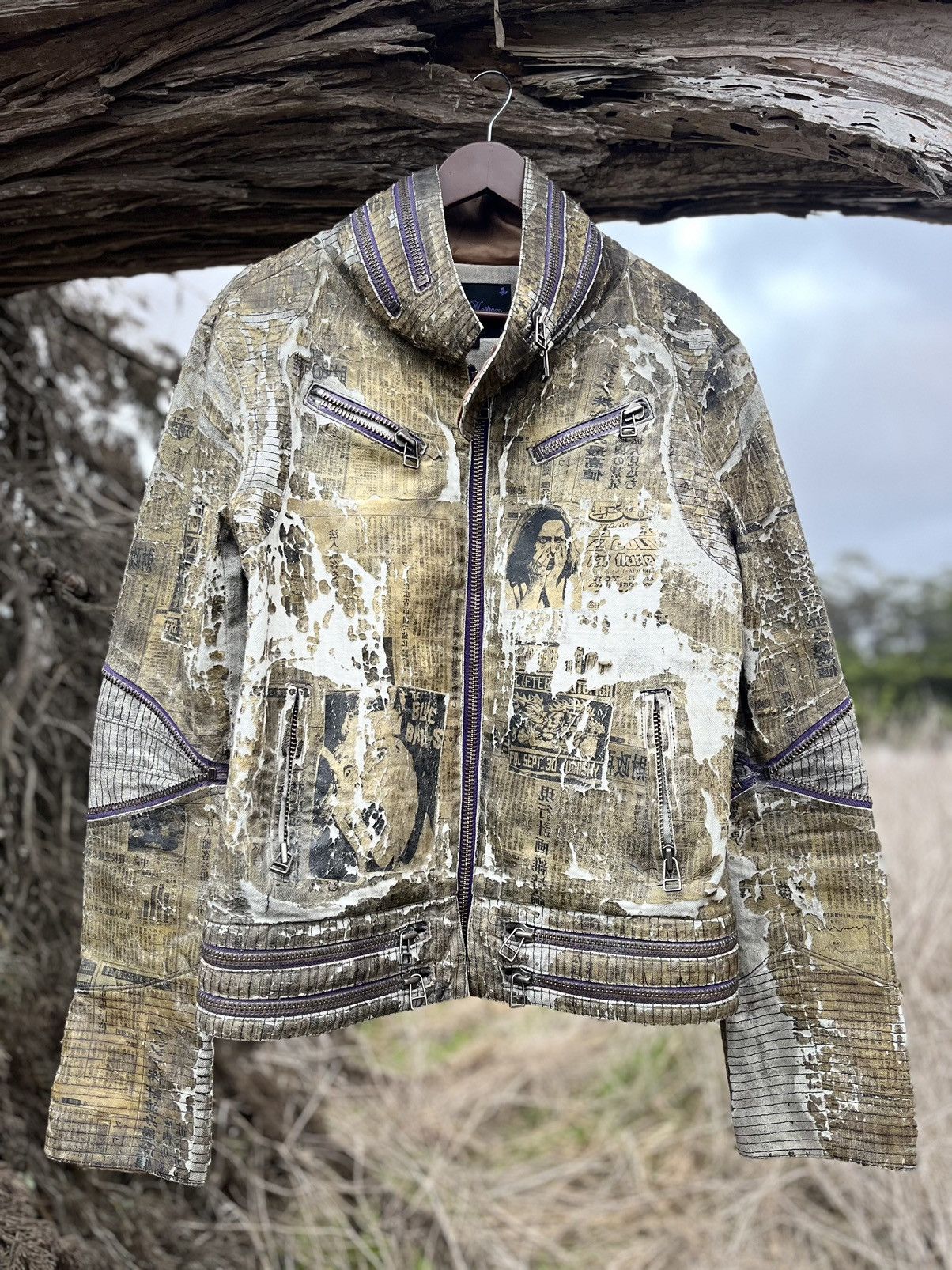 Vintage *RARE* Vintage Cosa Nostra Eternal Embrace Distressed Jacket Size US M / EU 48-50 / 2 - 1 Thumbnail