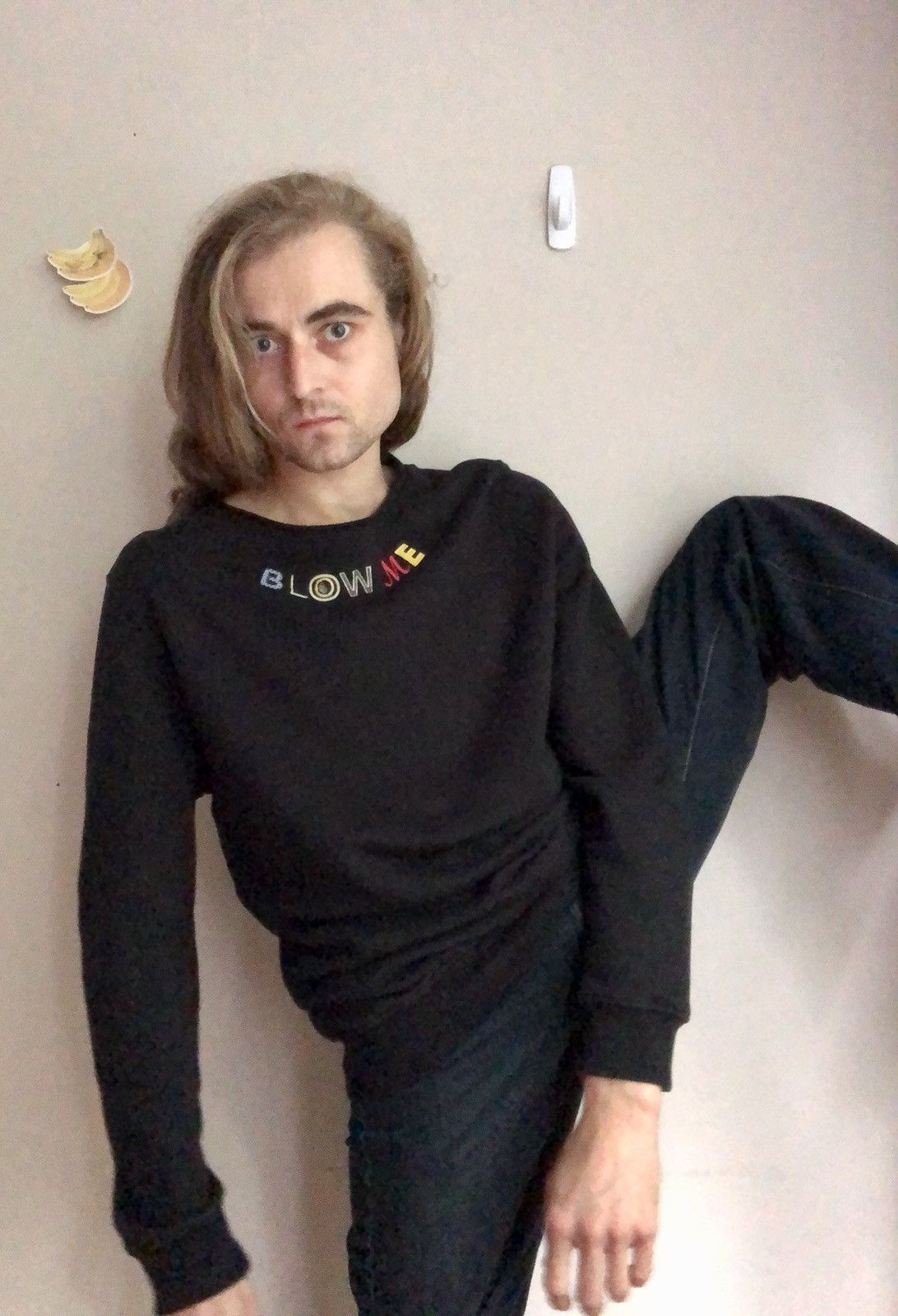 House Of Holland × Japanese Brand × Vintage House of Holland ‘BLOW ME’ Embroidered Sweatshirt Size US M / EU 48-50 / 2 - 19 Thumbnail