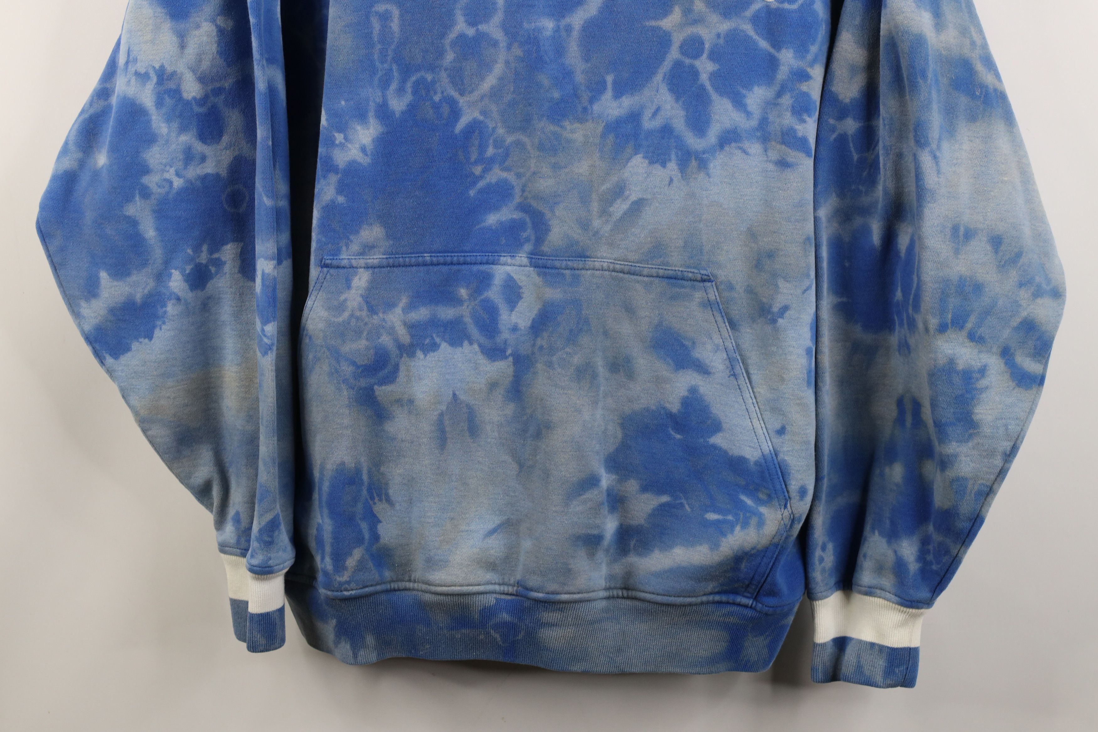 Reebok Vintage 90s Reebok Classic Logo Acid Wash Hoodie Sweatshirt Size US L / EU 52-54 / 3 - 3 Thumbnail