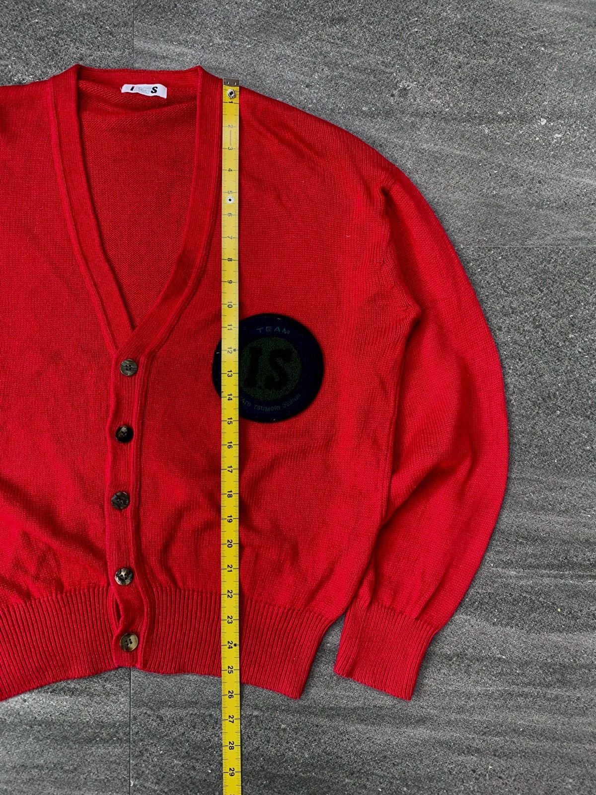 Issey Miyake FREE TAX! IS Team Patched Cardigan Knit Jacket - Medium Size US M / EU 48-50 / 2 - 10 Thumbnail