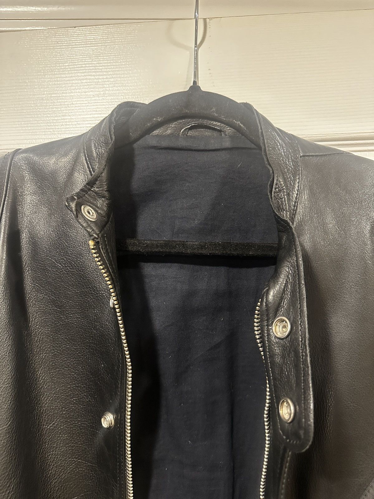 Acne Studios Acne Studios Neil Taped Leather Jacket Black Size Medium 48 Size US M / EU 48-50 / 2 - 5 Thumbnail