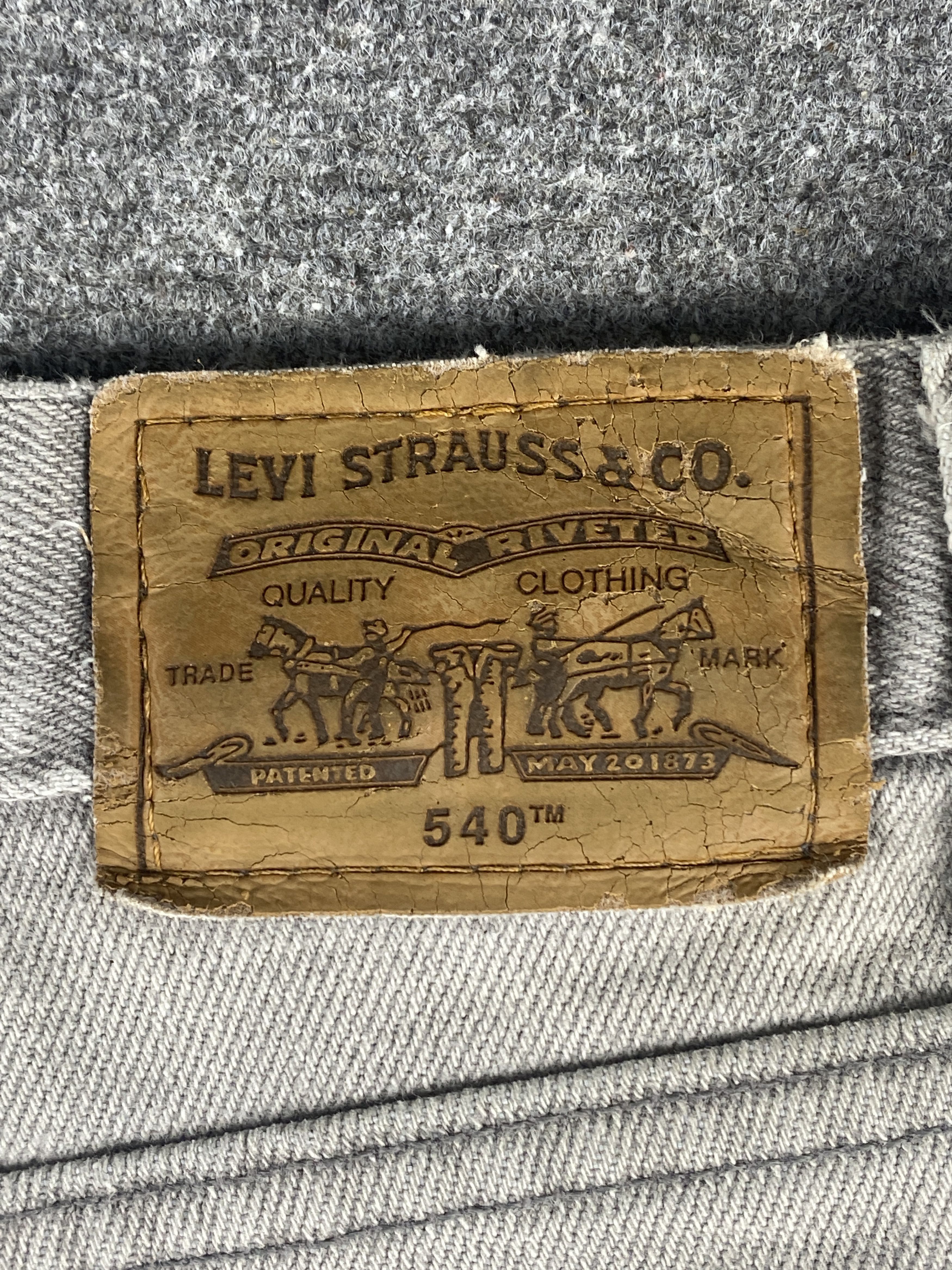 Levi's Vintage 90s Levis 540 Flex Orange Tab Jeans S0013 Size US 35 - 5 Thumbnail