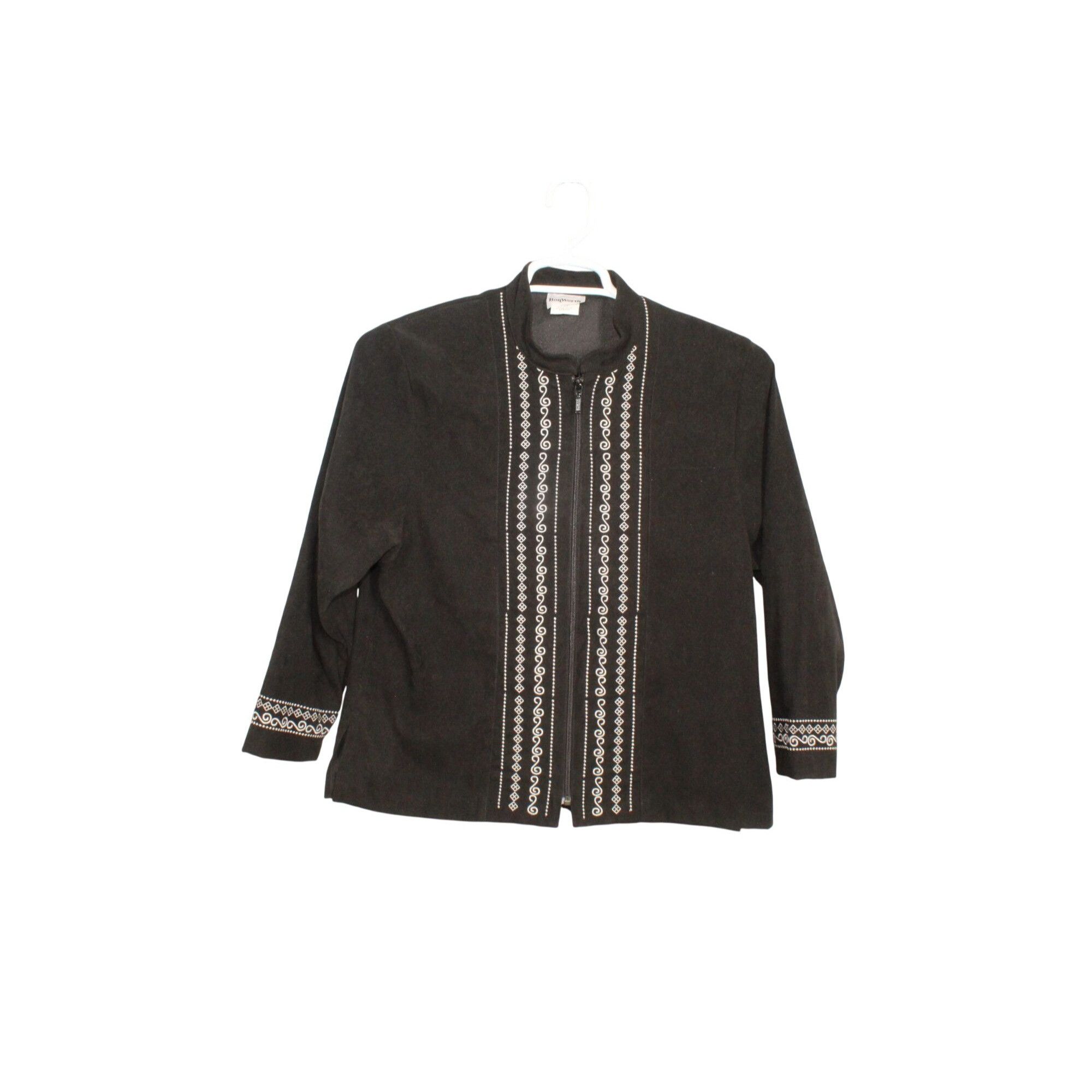 Other Bon Worth Beaded Embroidered Zip Jacket Women’s SP Size S / US 4 / IT 40 - 1 Thumbnail