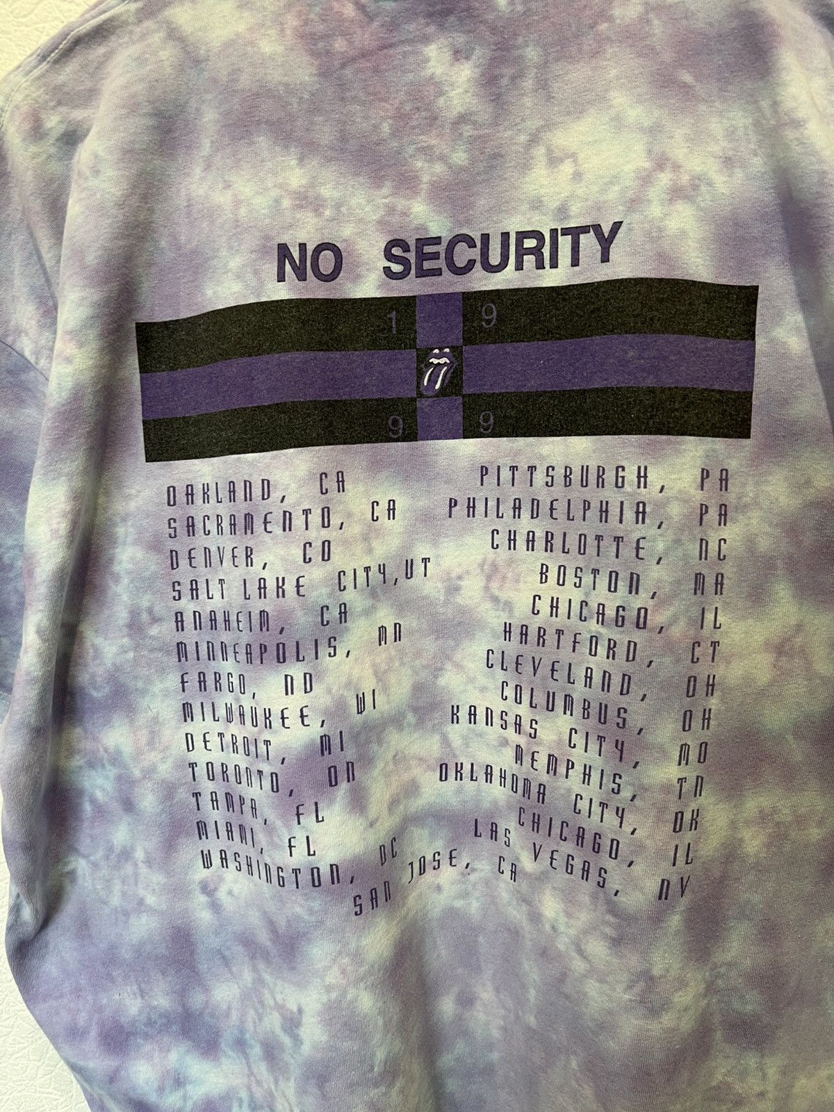 Band Tees The Rolling Stones 1999 No Security Purple T Shirt Vintage Size US XL / EU 56 / 4 - 8 Thumbnail