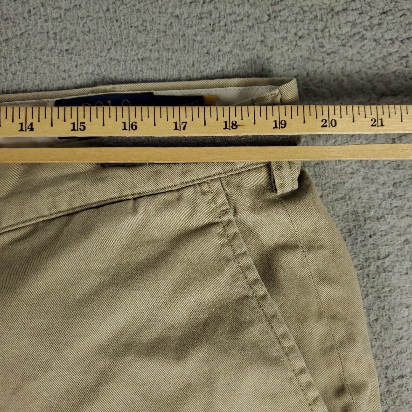 Ralph Lauren Ralph Lauren Pants Mens 38x31 Beige Chino Flat Front Straight Leg Cotton Size US 38 / EU 54 - 3 Thumbnail