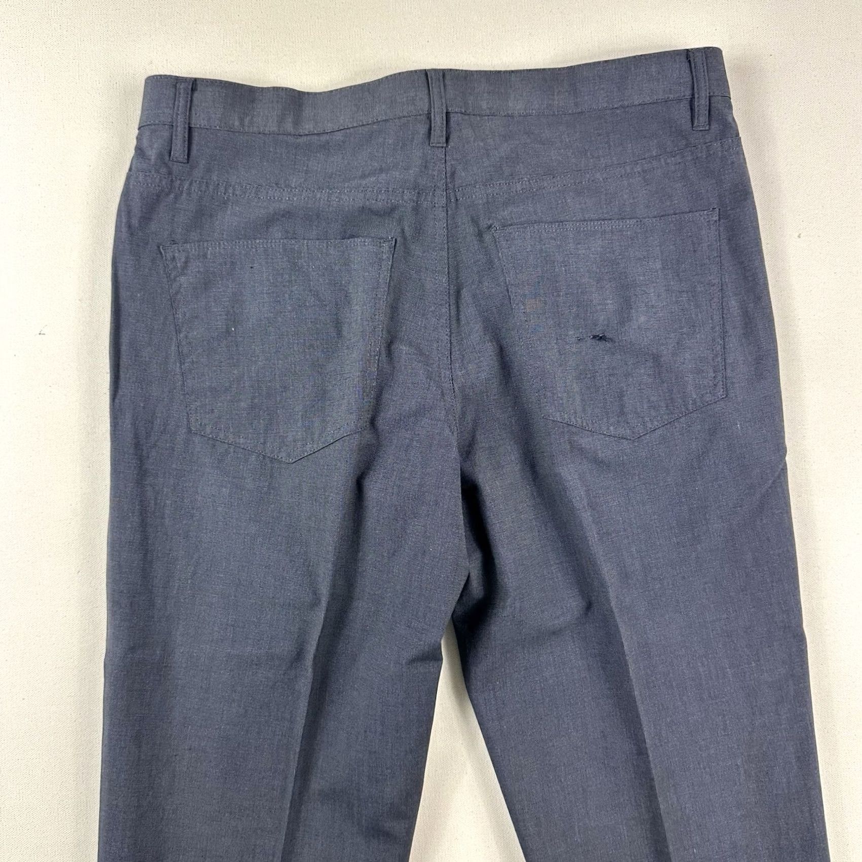 Perry Ellis Perry Ellis Slim fit Chino Pants Mens 32x32 Blue Stretch Size US 32 / EU 48 - 4 Thumbnail