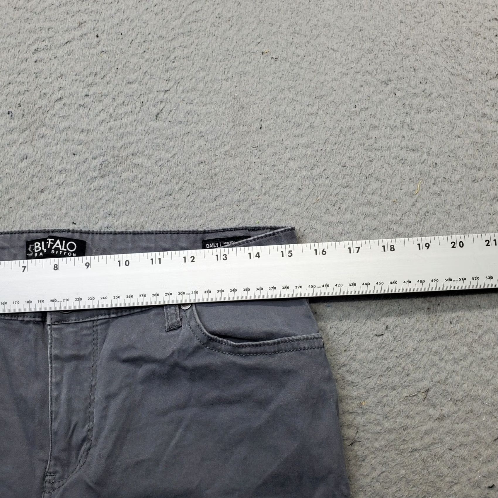 Buffalo David Bitton Buffalo Jeans Women 10 Skinny Gray Stretch Ankle Grazer Mid-Rise Size 32" / US 10 / IT 46 - 6 Thumbnail