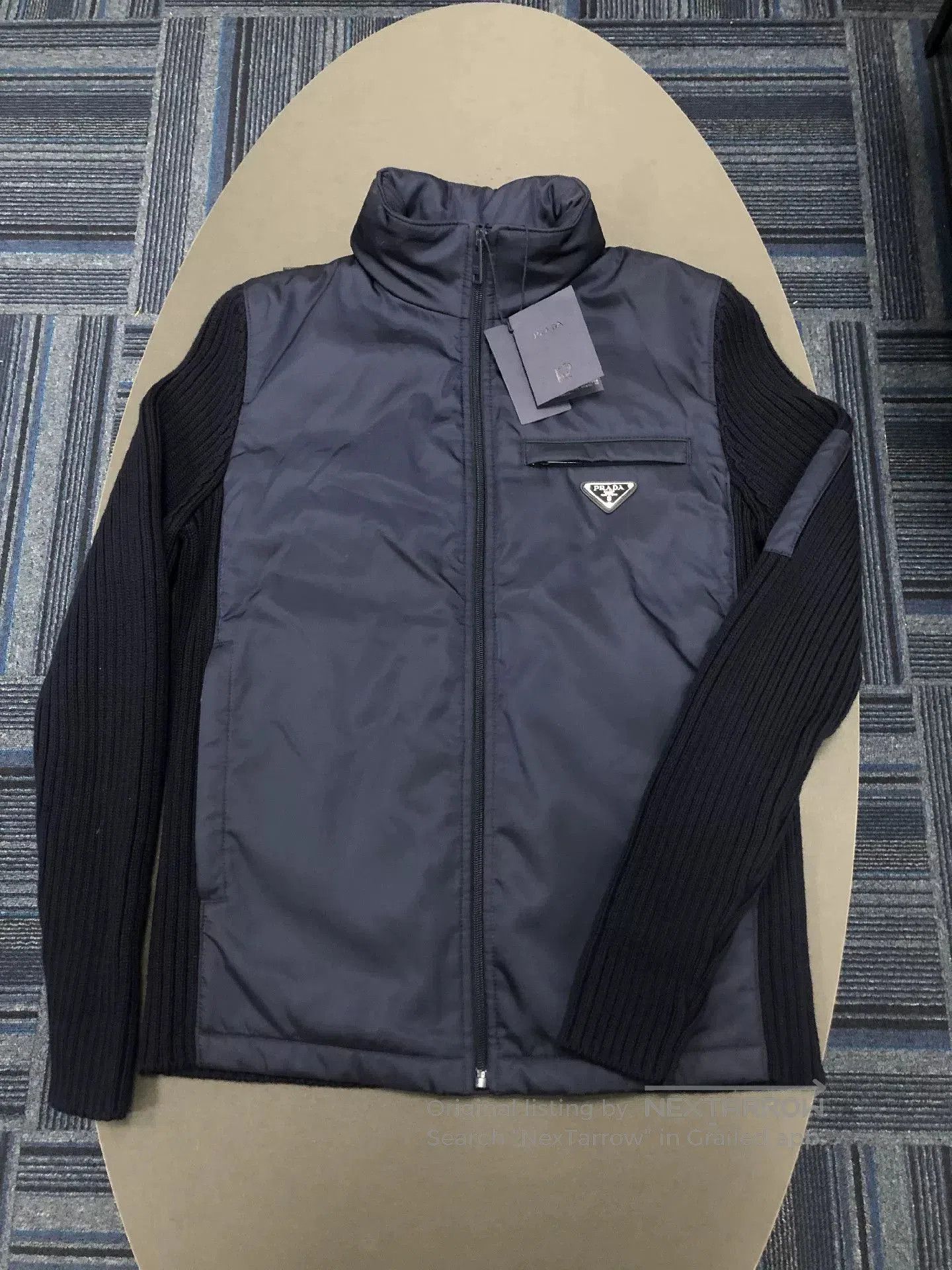 Prada Prada Blue Knitted Zip. Size US M / EU 48-50 / 2 - 1 Thumbnail