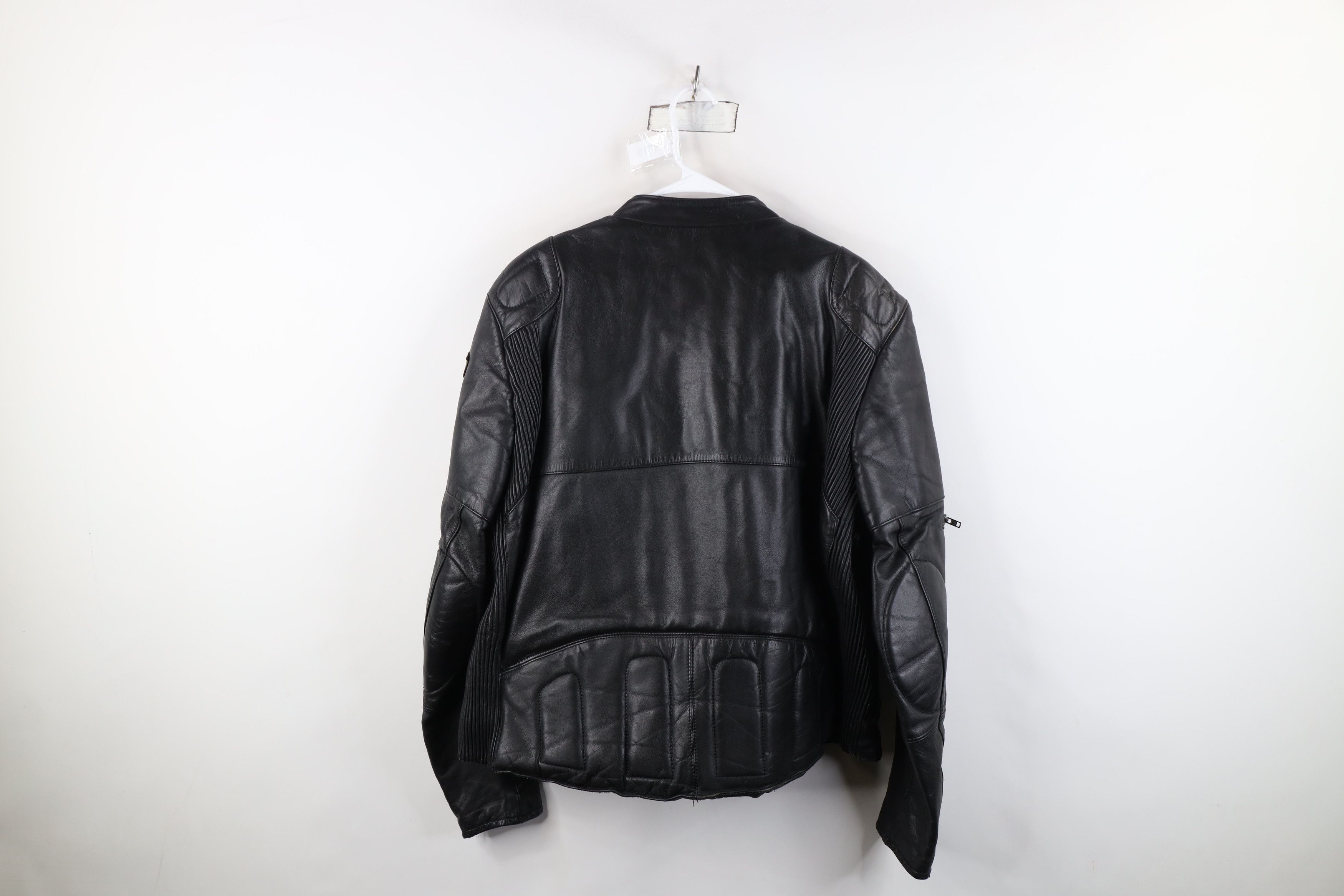 Vintage Vintage 70s 80s Streetwear Padded Moto Racing Cafe Jacket Size US XXL / EU 58 / 5 - 14 Thumbnail