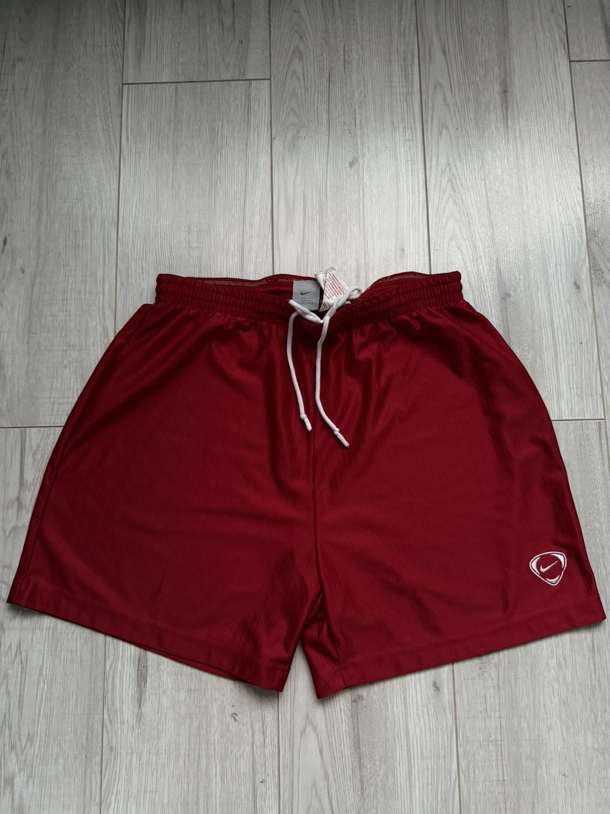 Nike × Vintage Vintage Nike swoosh logo soccer jersey shorts Size US 34 / EU 50 - 1 Thumbnail