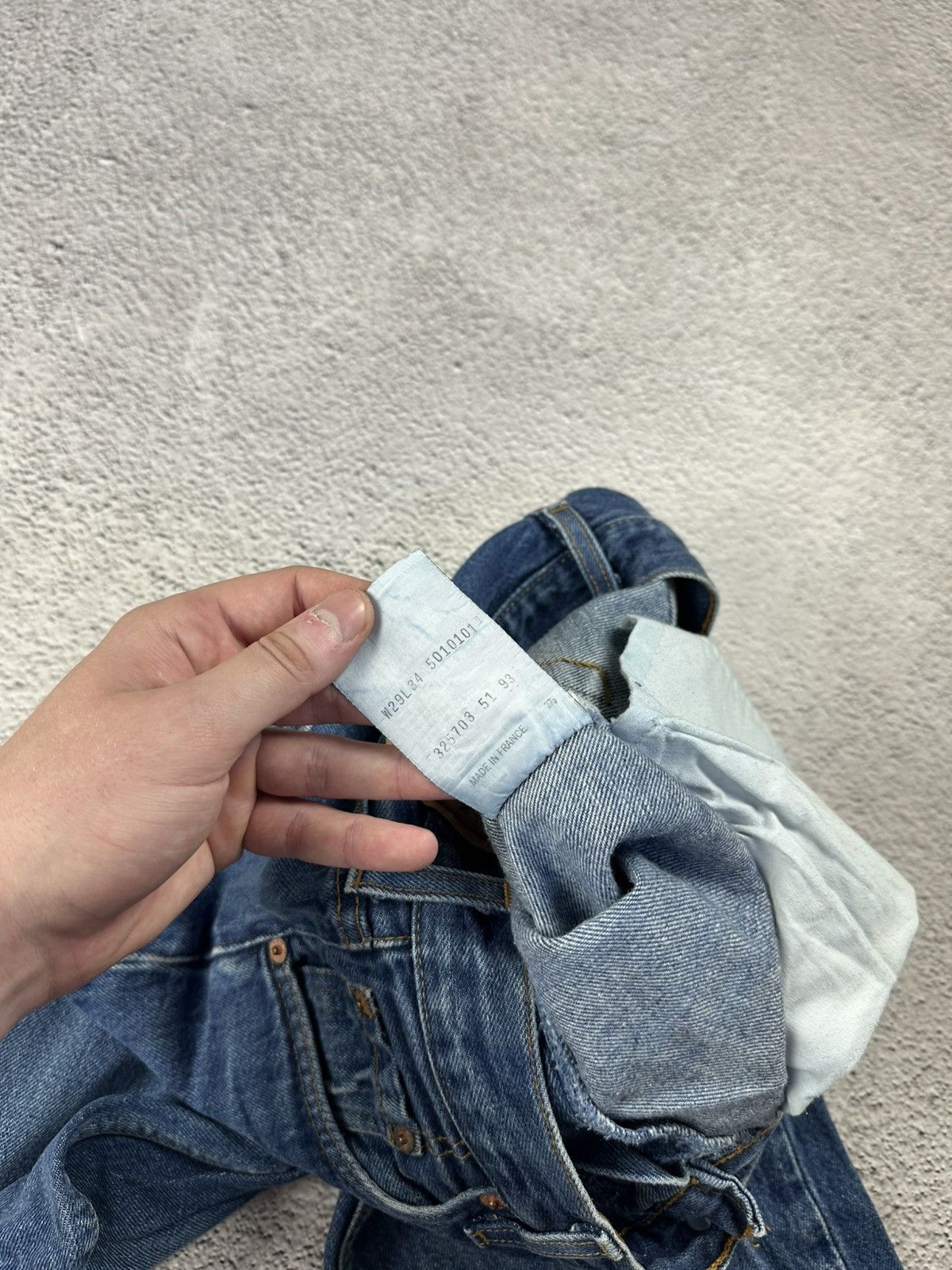 Levi's Vintage Levis 501 Washed Denim Blue Jeans Faded Y2K Size 28" / US 6 / IT 42 - 11 Thumbnail