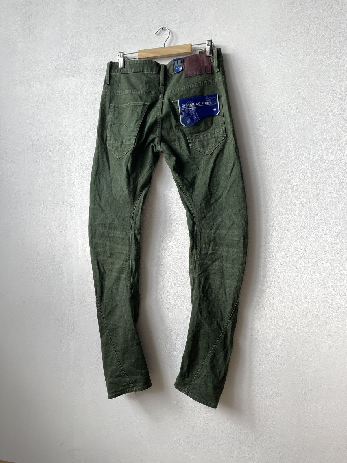 G-Star New G-Star Raw ARC 3D Slim COJ Cargo Jeans Green 29x34 Size US 29 - 6 Thumbnail