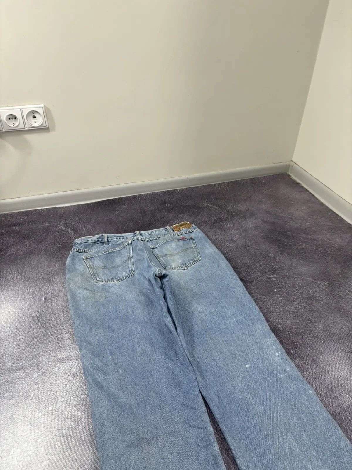Dickies × Vintage Vintage Dickies Faded Washed Light Blue Denim Baggy Jeans Size US 38 / EU 54 - 4 Thumbnail
