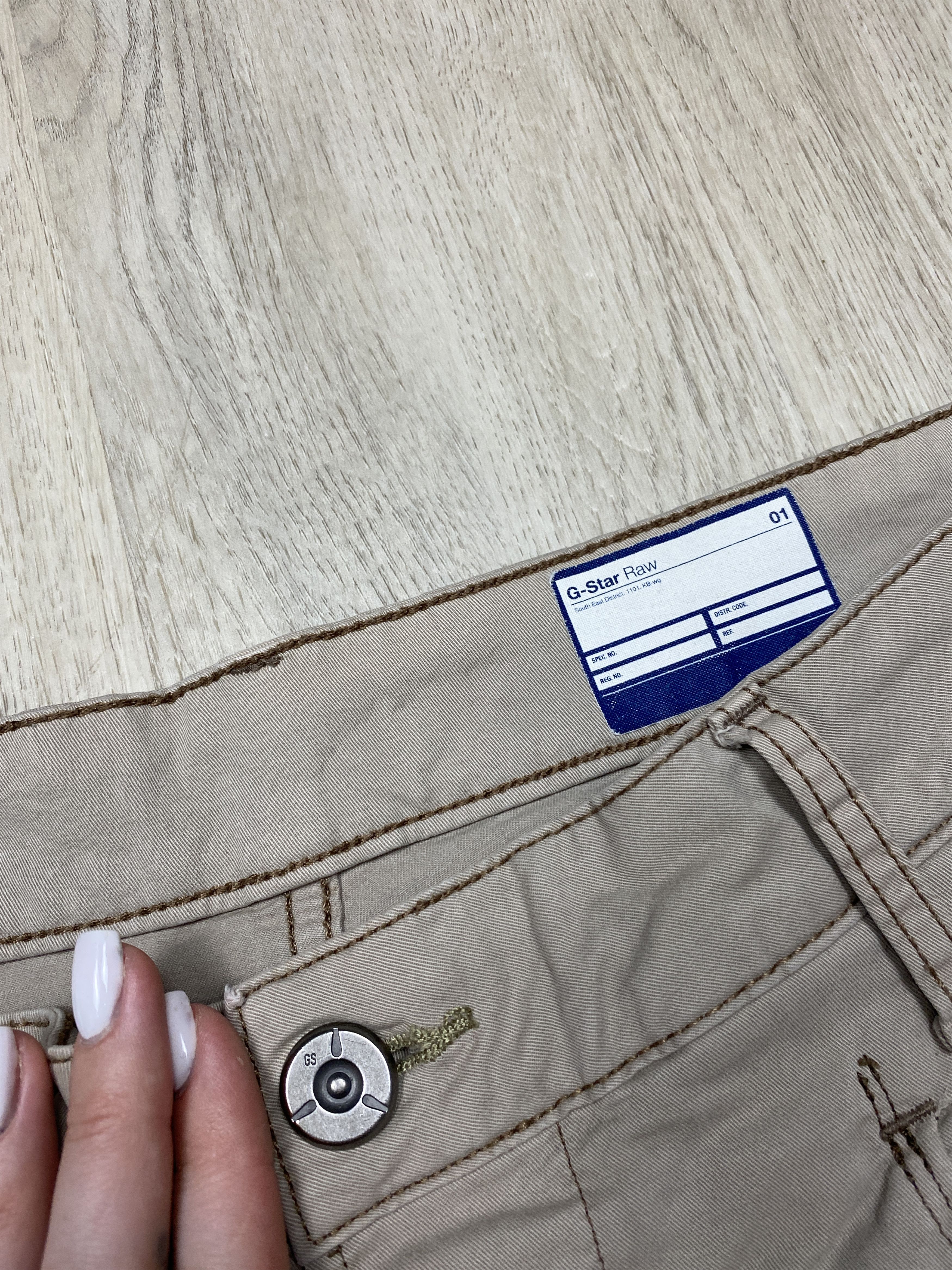 G-Star G Star Raw Vintage Mens New Radar Tapered Chino Pants Y2K Size US 33 - 8 Thumbnail