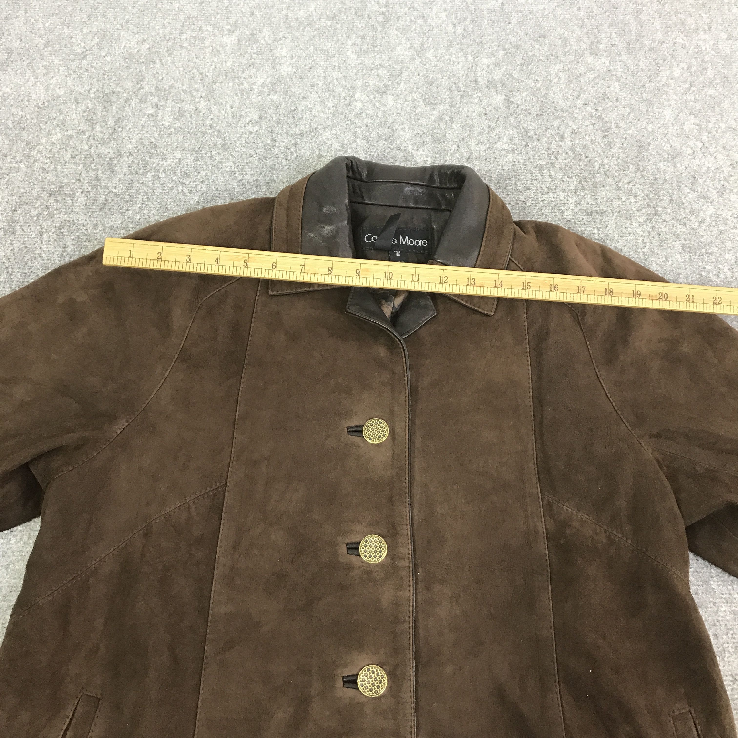 Vintage CAROLINE MOORE LEATHER JACKET Size US L / EU 52-54 / 3 - 5 Thumbnail
