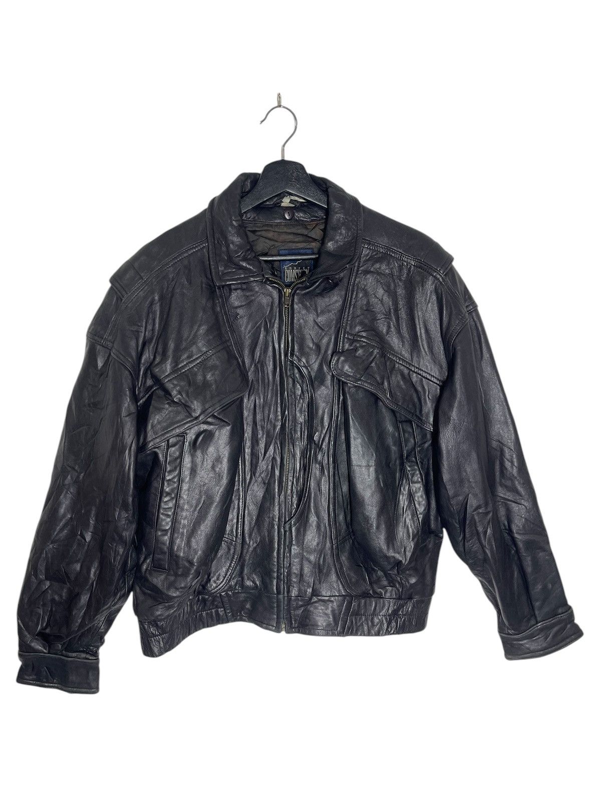 Robert Comstock × Vintage Vintage Robert Comstock Leather Jacket Size US L / EU 52-54 / 3 - 1 Thumbnail