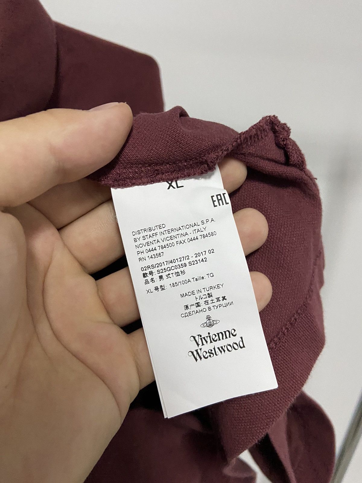 Vintage × Vivienne Westwood Vivienne Westwood Polo T Shirt Vintage Small Orb Logo Luxury Size US XL / EU 56 / 4 - 6 Thumbnail