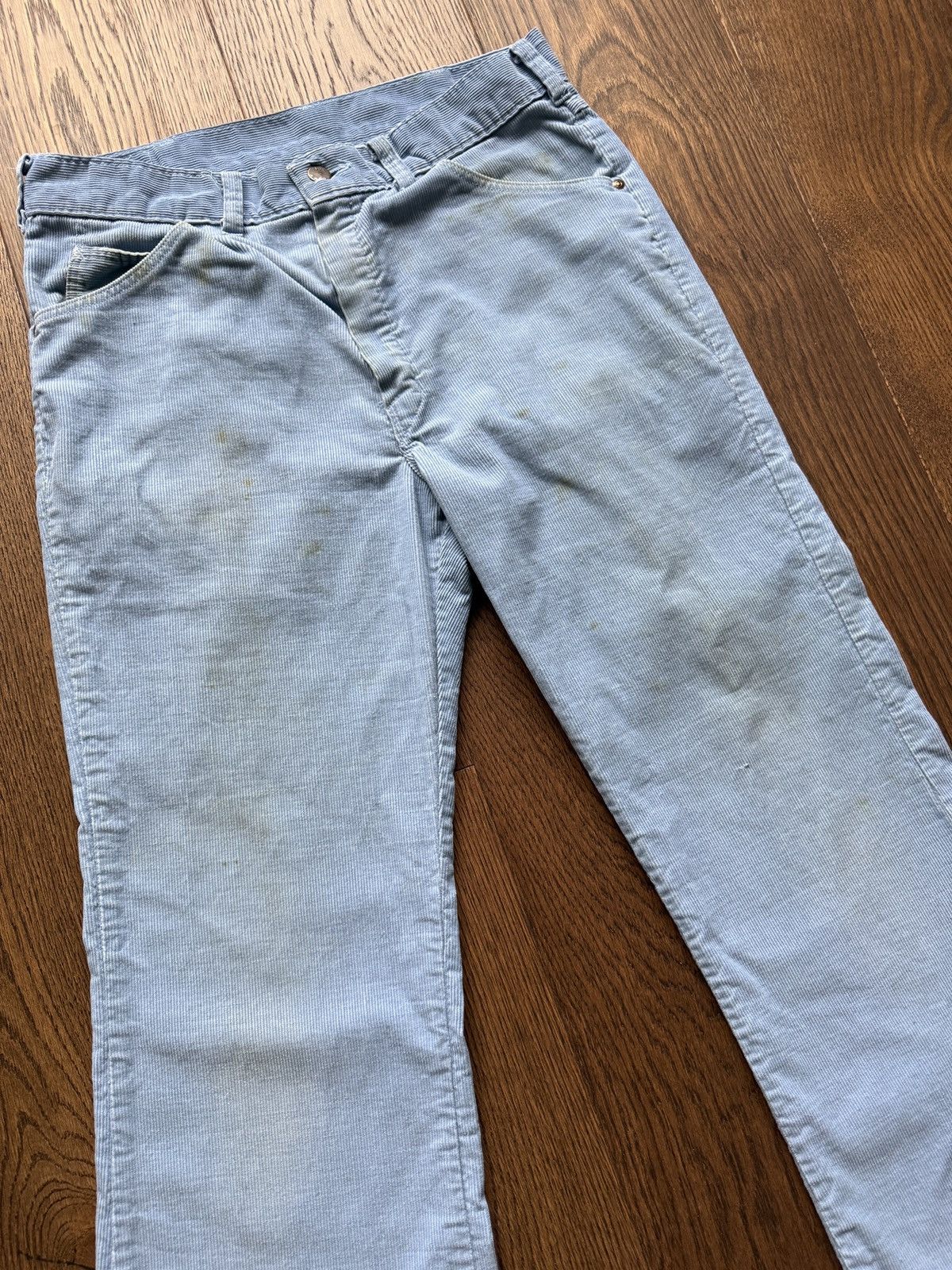 Vintage Vintage 70s Big Yank Corduroy Flared Bell Bottom Pants Size US 32 / EU 48 - 5 Thumbnail