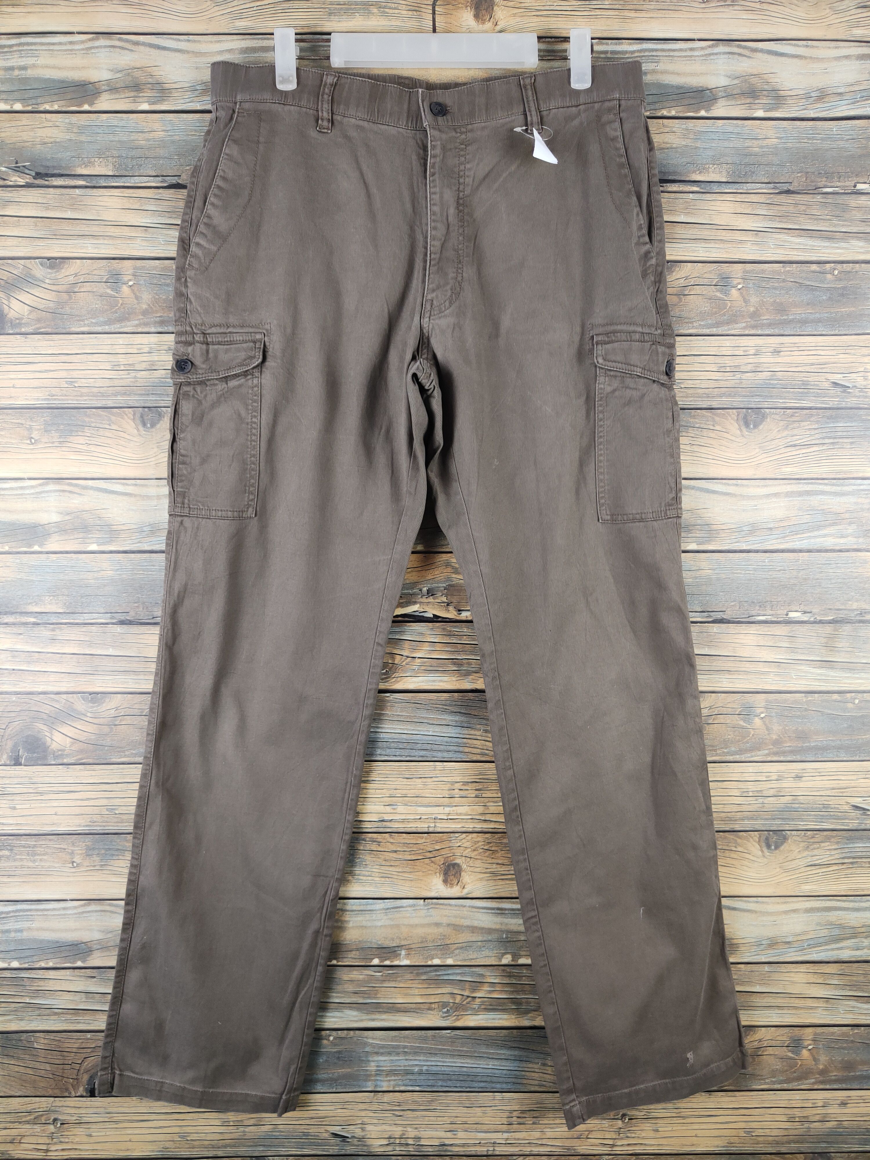 Renoma DL Up Renoma Brown Multipocket Tactical Cargo Pants #1323 Size US 34 / EU 50 - 1 Thumbnail