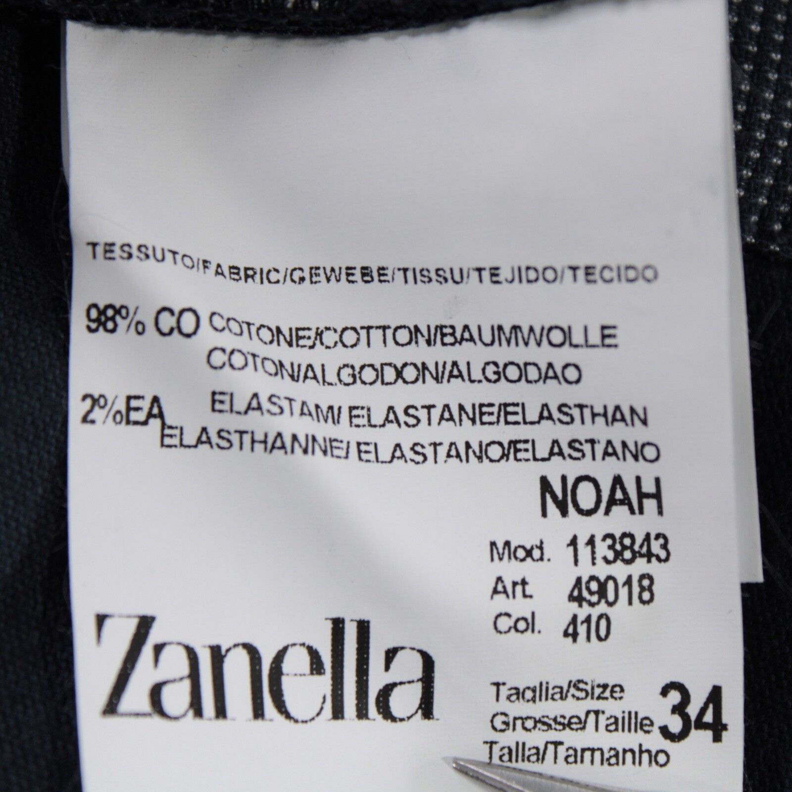 Zanella Zanella New with tags Chino Size 34 US In Blue Size US 34 / EU 50 - 5 Thumbnail