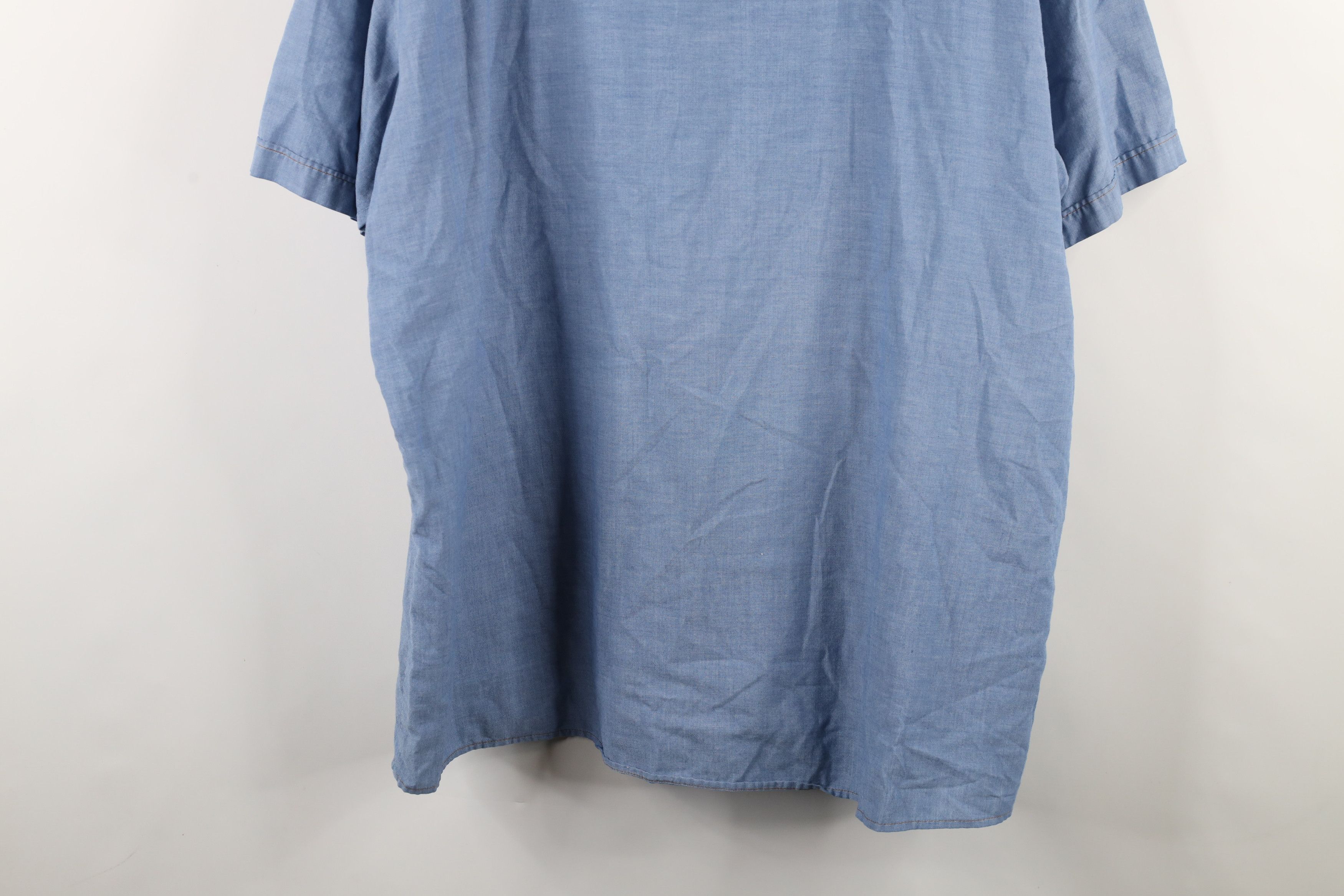Dickies × Vintage Vintage 90s Dickies Workwear Short Sleeve Button Shirt Size US XXL / EU 58 / 5 - 14 Thumbnail