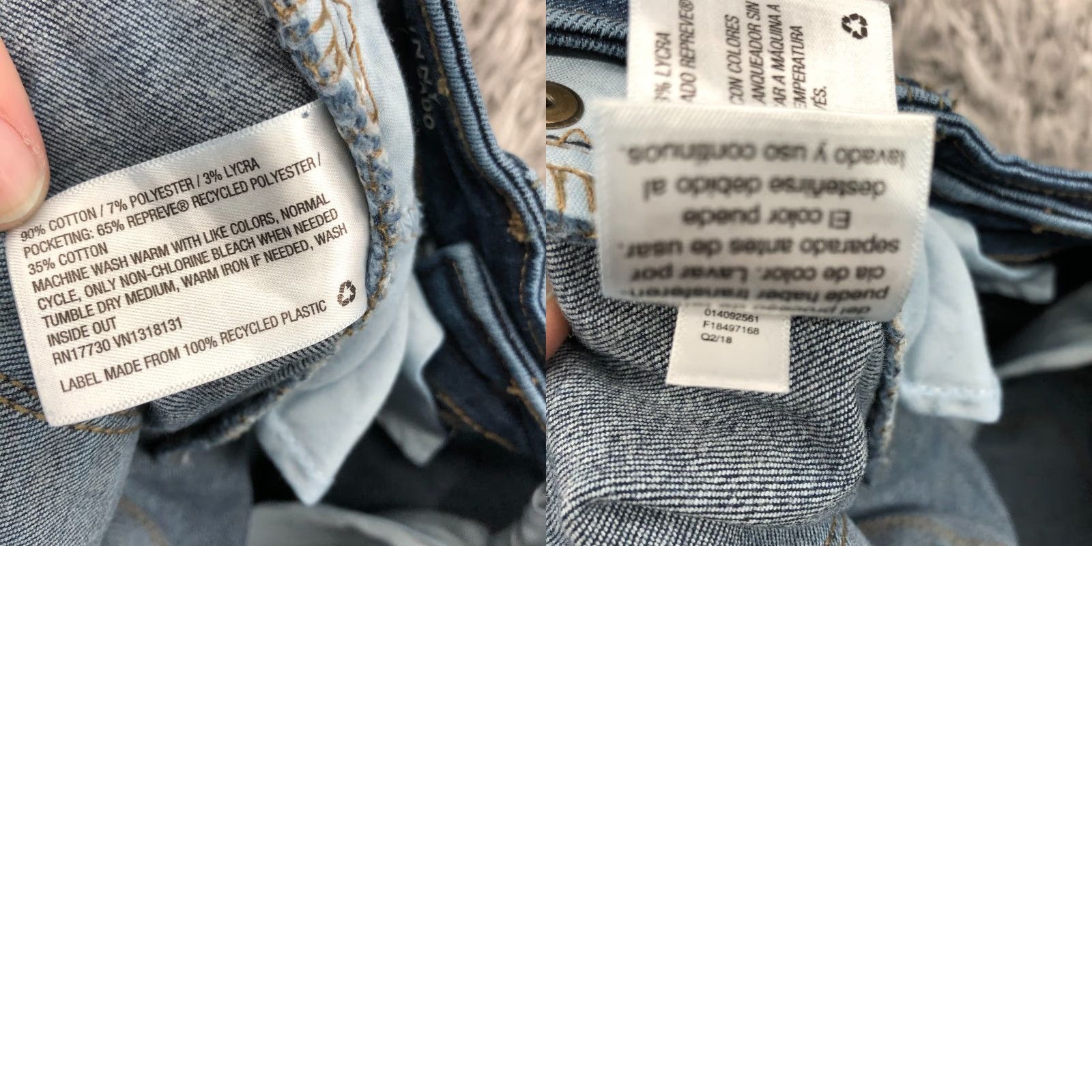 Vintage Universal Thread Curvy Skinny Jeans Womens Size 4 Mid Rise Dark Wash Blue Denim Size 27" / US 4 / IT 40 - 9 Thumbnail