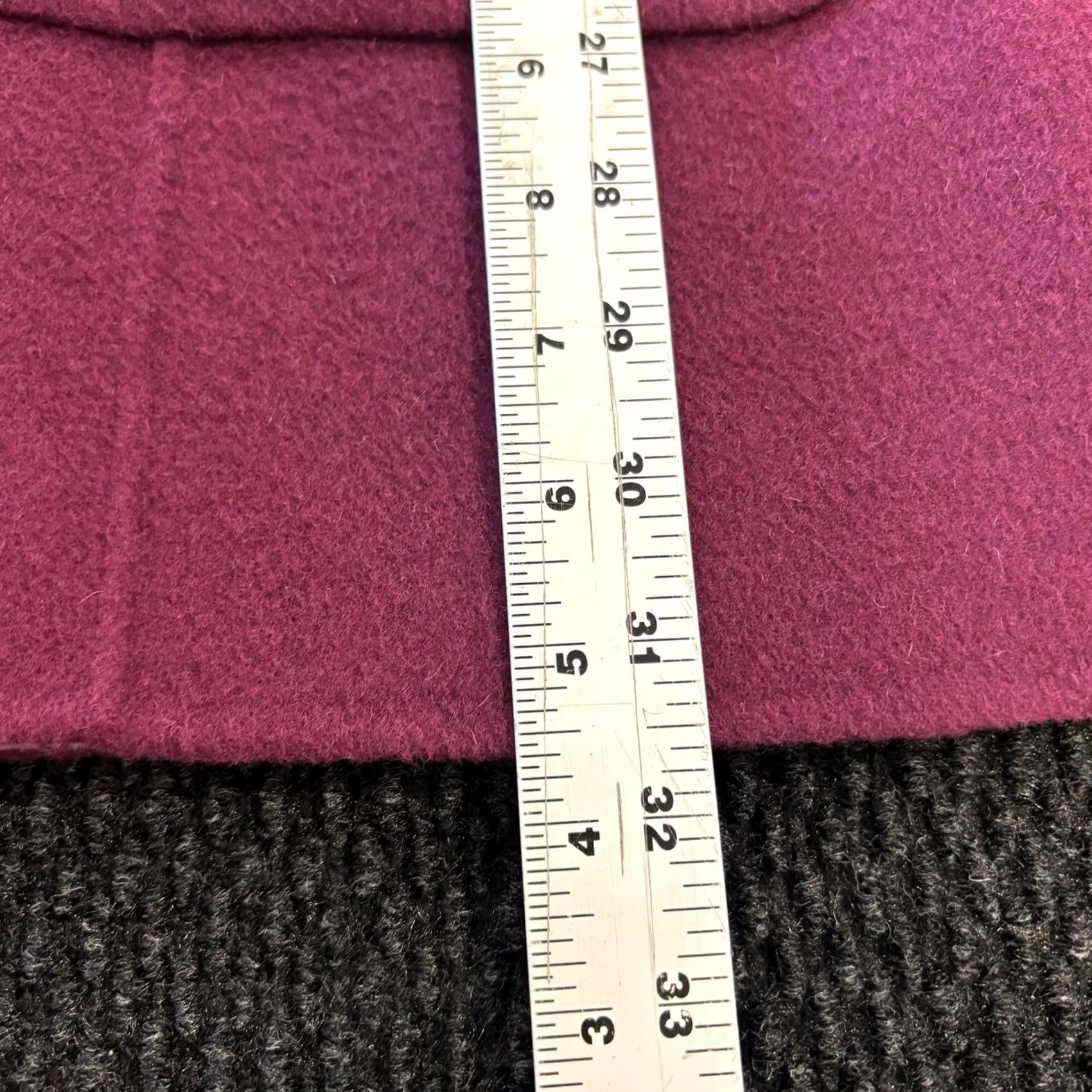 Talbots Talbots Women XL Reversible Jacket Coat Wool Blend Maroon Pink Open Front Casual Size XL / US 12-14 / IT 48-50 - 5 Thumbnail