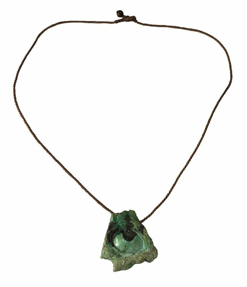 Designer New Brown Waxed Nylon Necklace Size ONE SIZE - 1 Thumbnail