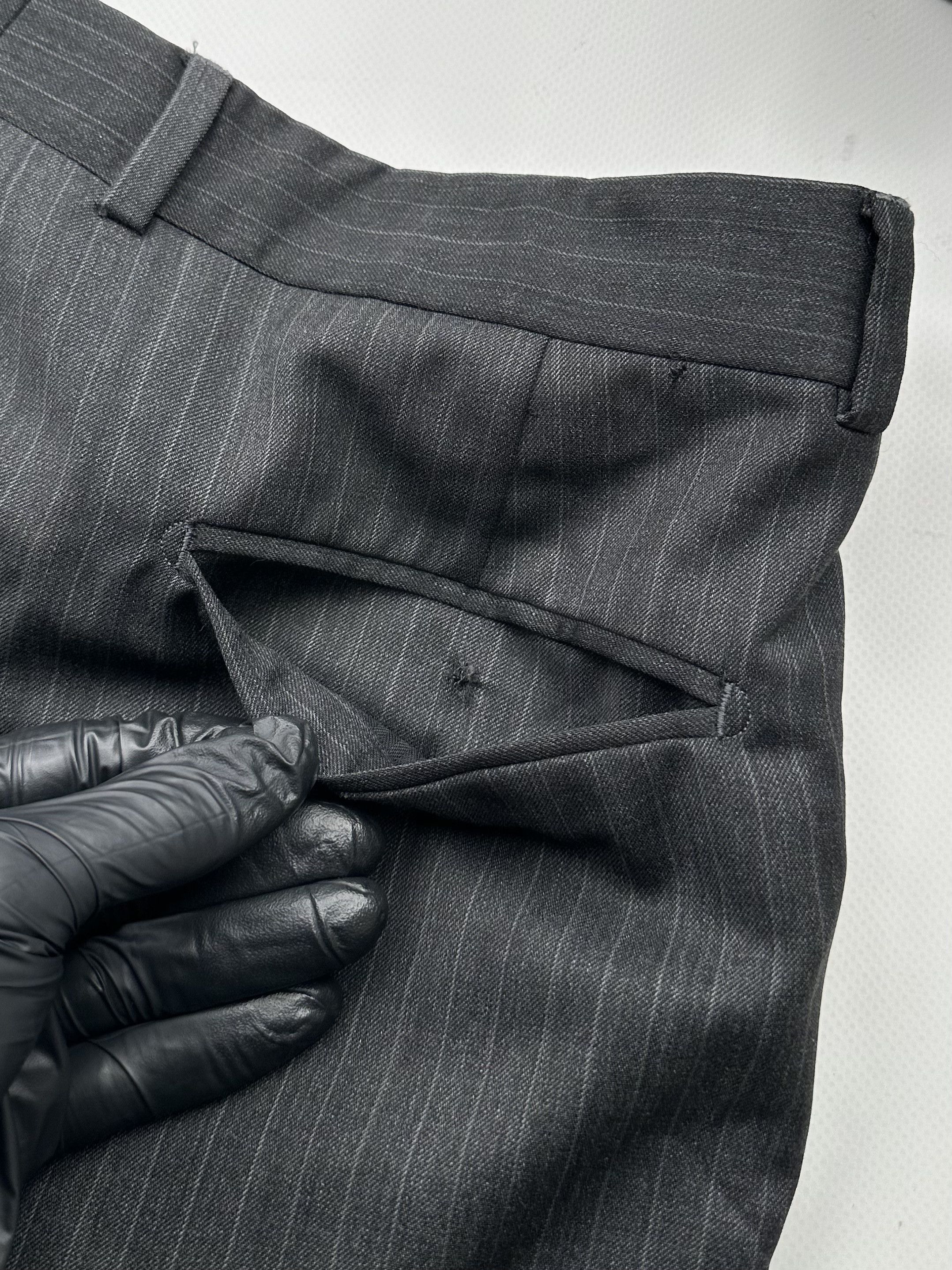 Vintage Yves Saint Laurent Vintage Wool Striped Pants Size US 34 / EU 50 - 14 Preview