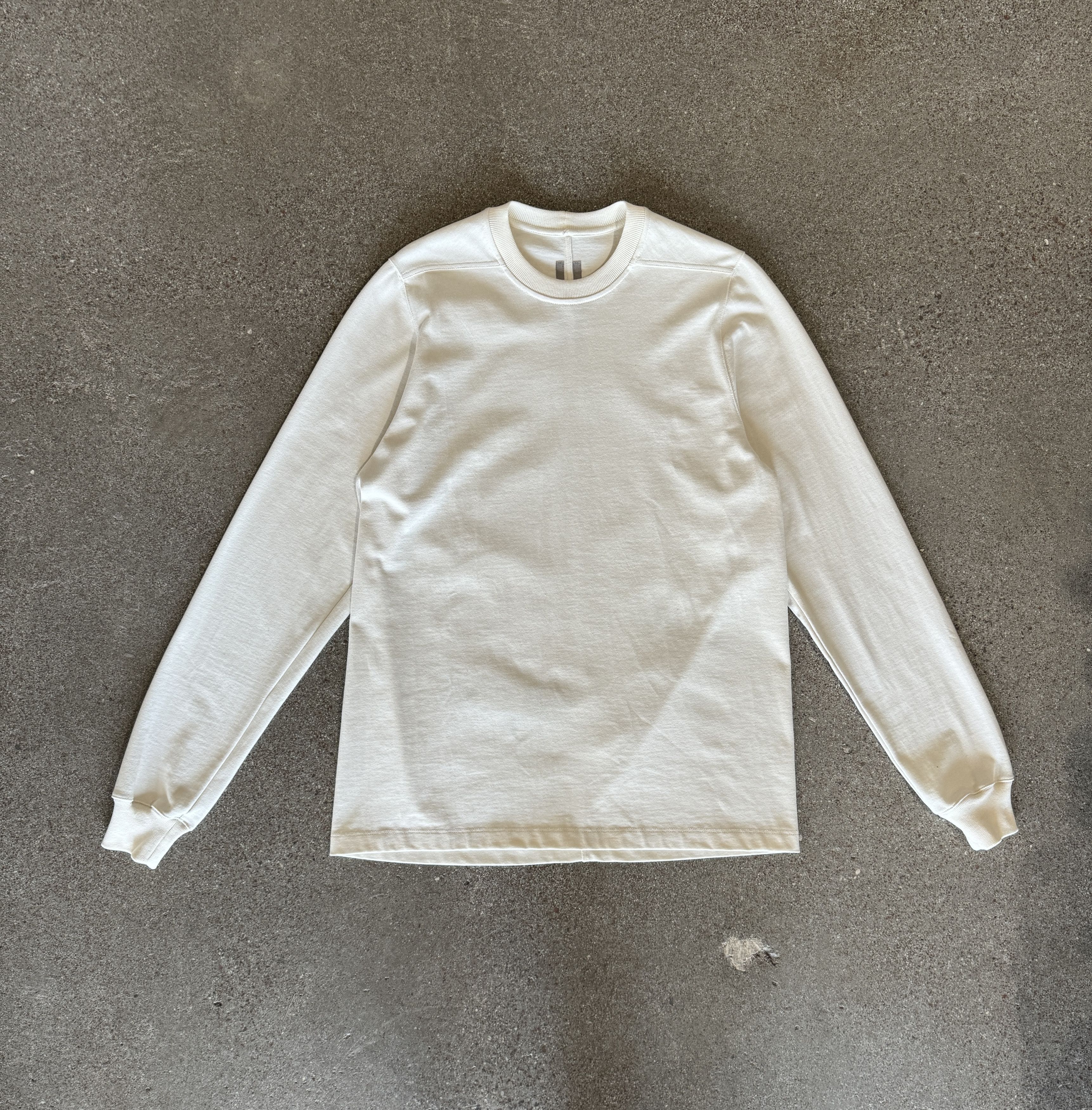 Image of Rick Owens Cream Crewneck, Men's (Size Small)