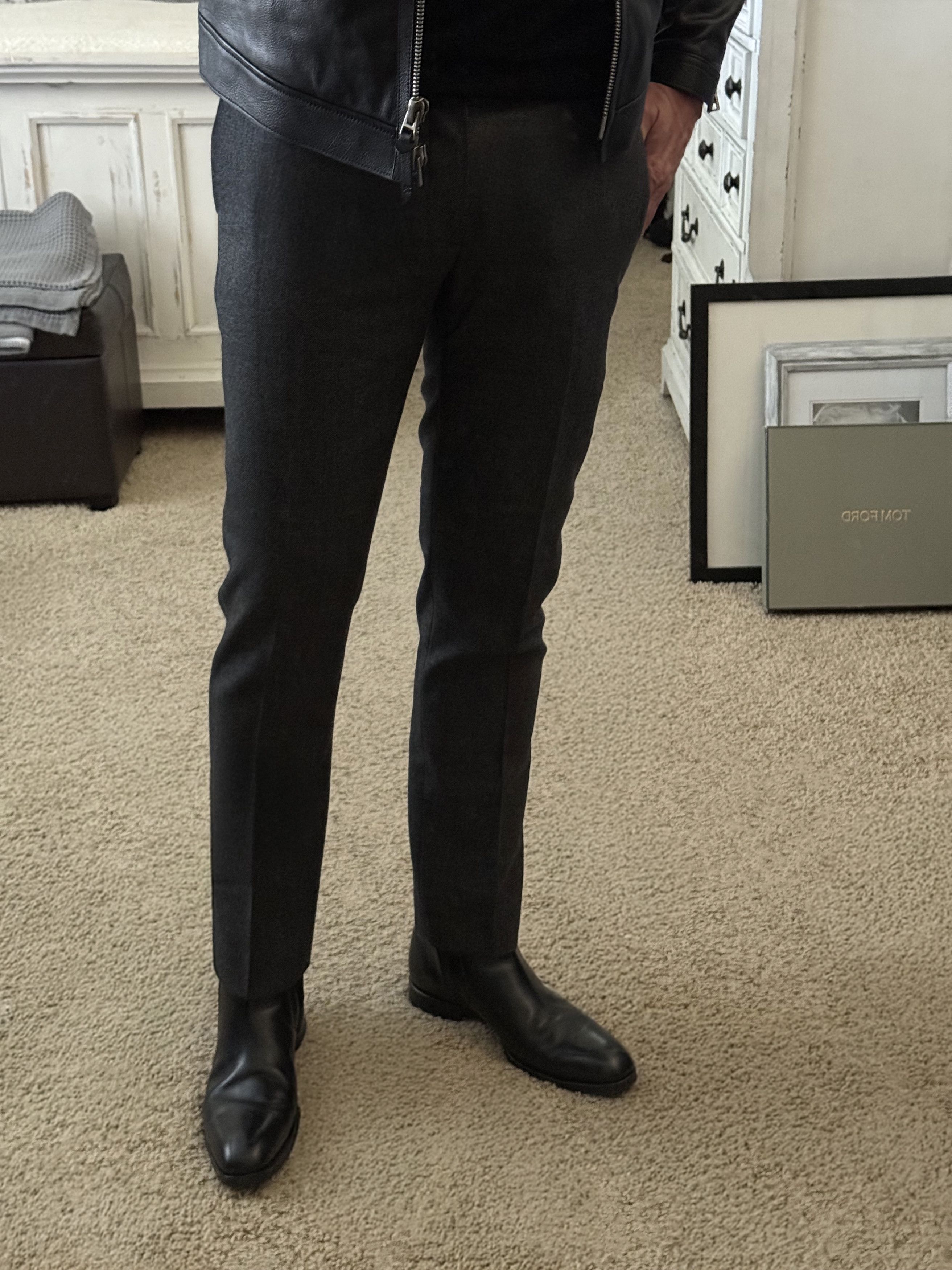 Dior Best Dressed Rare $2,300 w/tax DIOR Textured Grey Trousers Size US 34 / EU 50 - 11 Thumbnail