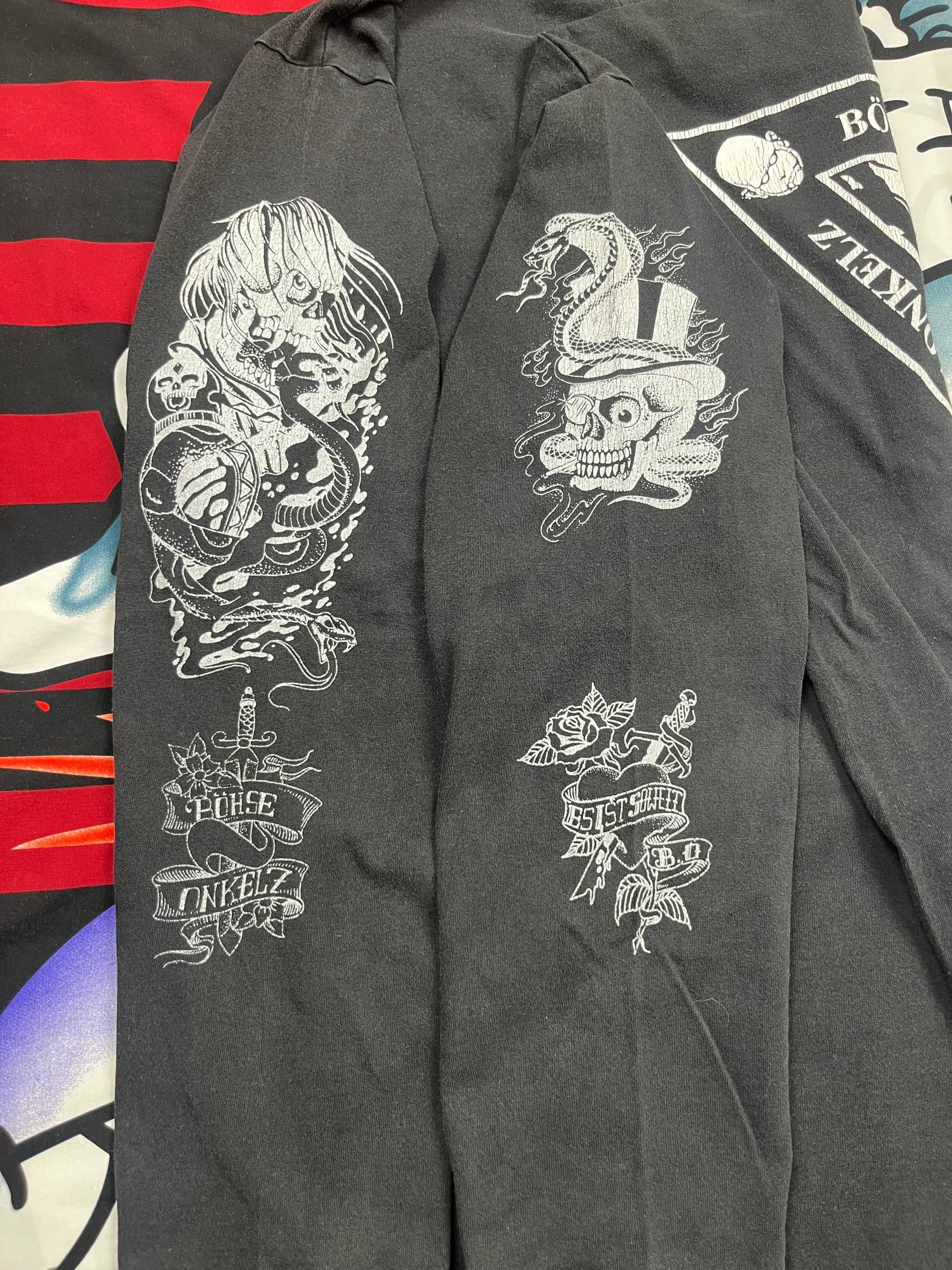 Band Tees Vintage Metal Band Bohse Onkelz Long sleeve Size XL Size US XL / EU 56 / 4 - 4 Thumbnail