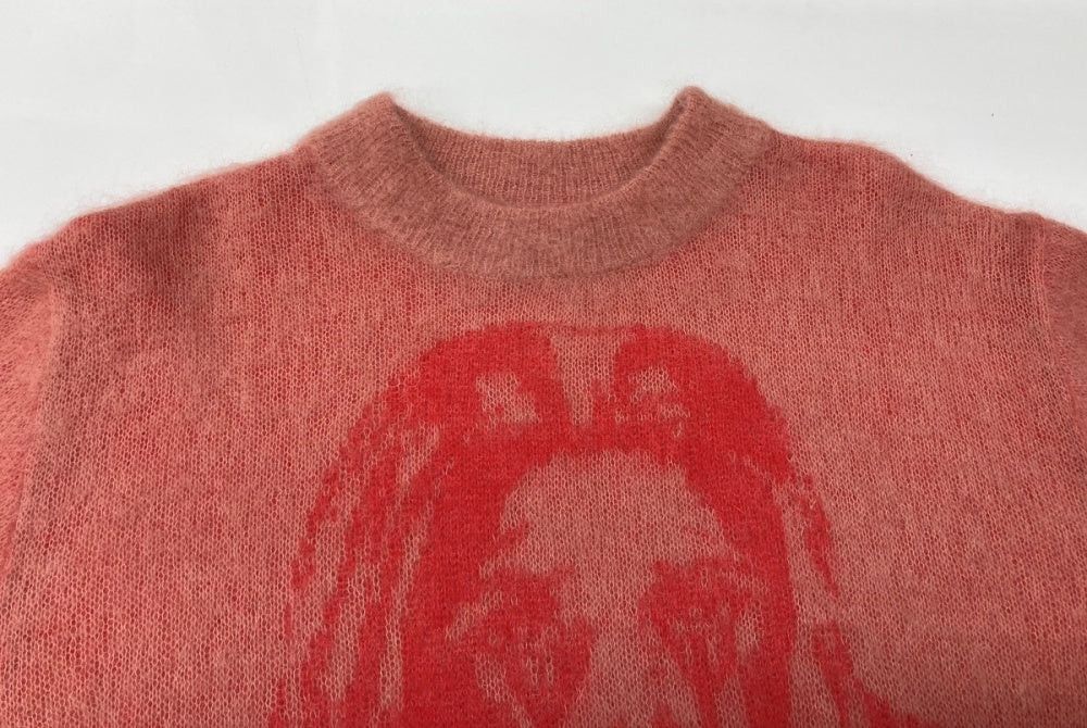 Saint Michael SAINT MICHAEL 22AW CLOWN Mohair Blend Sweater Peach L Size US L / EU 52-54 / 3 - 3 Thumbnail