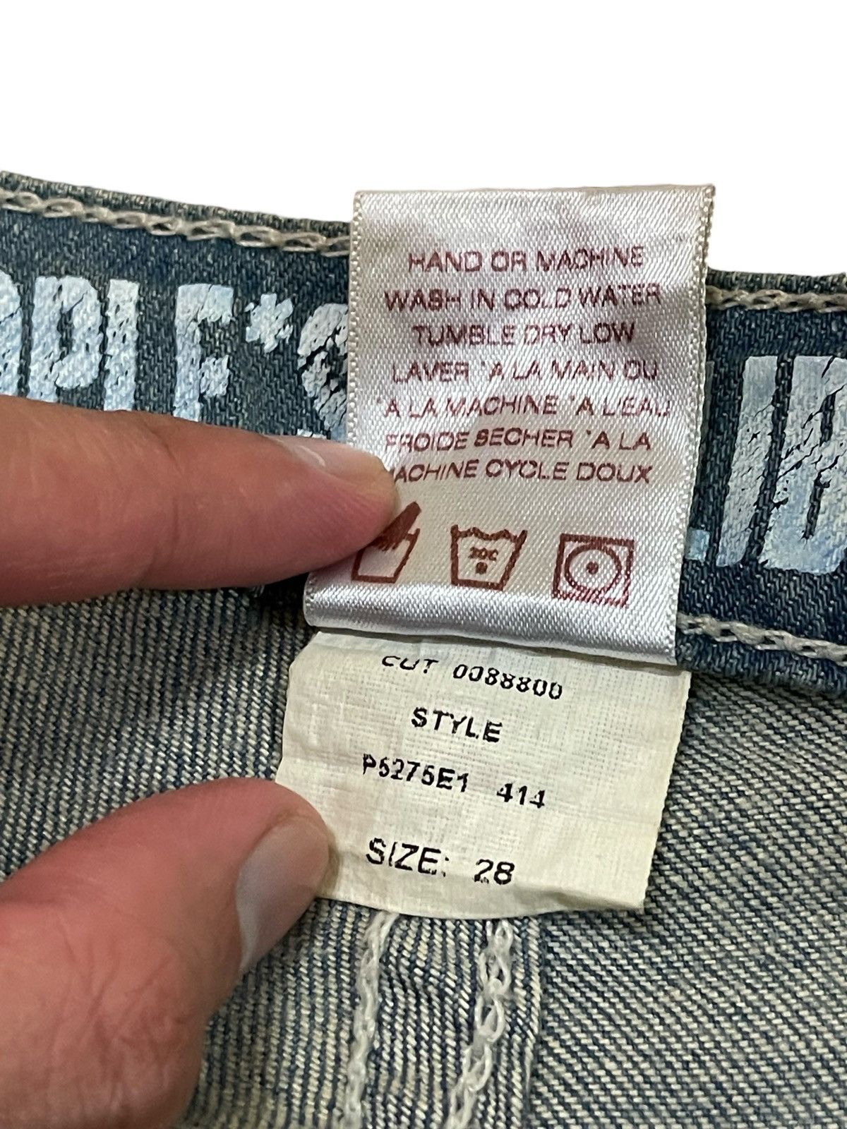 Japanese Brand FLARE 💥 People’s Liberation Washed Denim Size 33" - 11 Thumbnail
