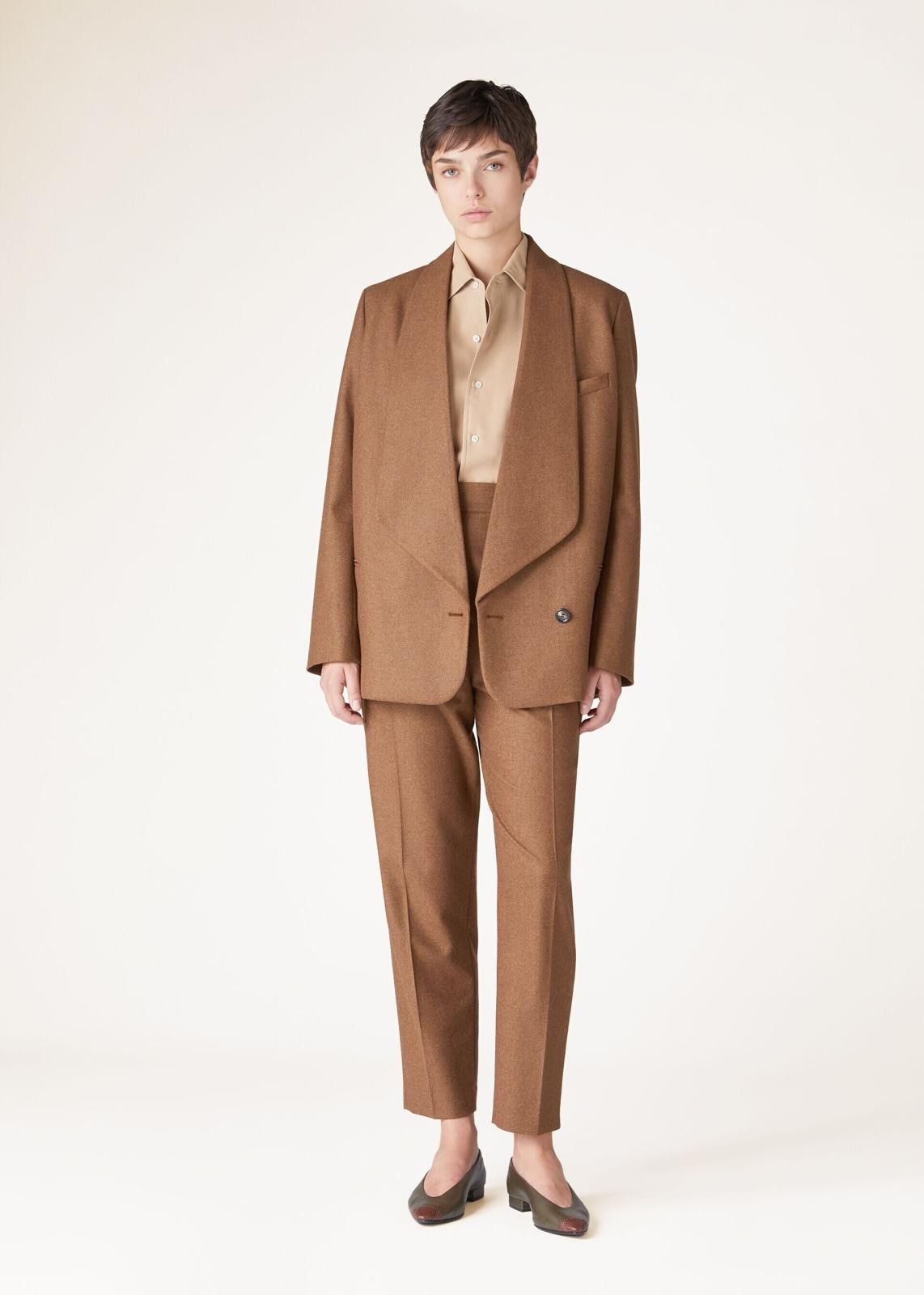 Loro Piana o1srvl11e0725 FAO0500 Silk André Shirt in Beige Size L / US 10 / IT 46 - 7 Thumbnail