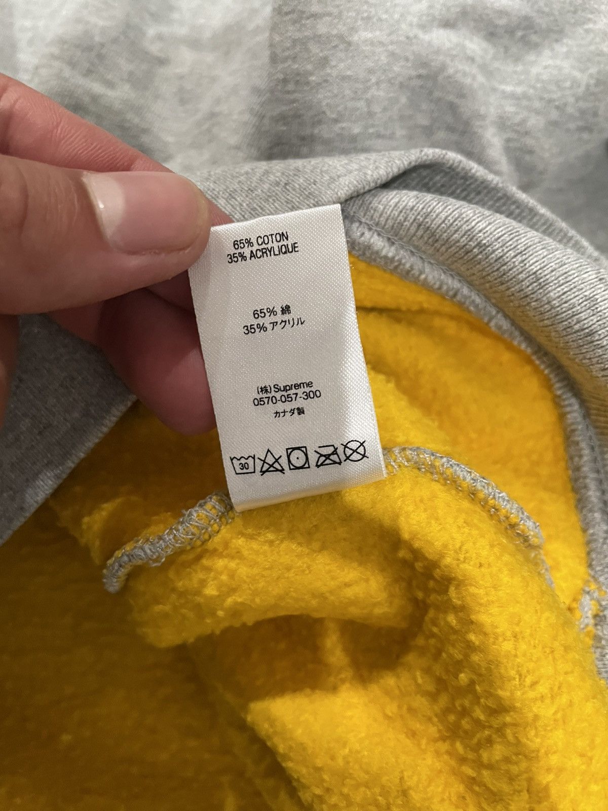 Supreme Supreme Contrast Crewneck (Large) Size US L / EU 52-54 / 3 - 6 Thumbnail